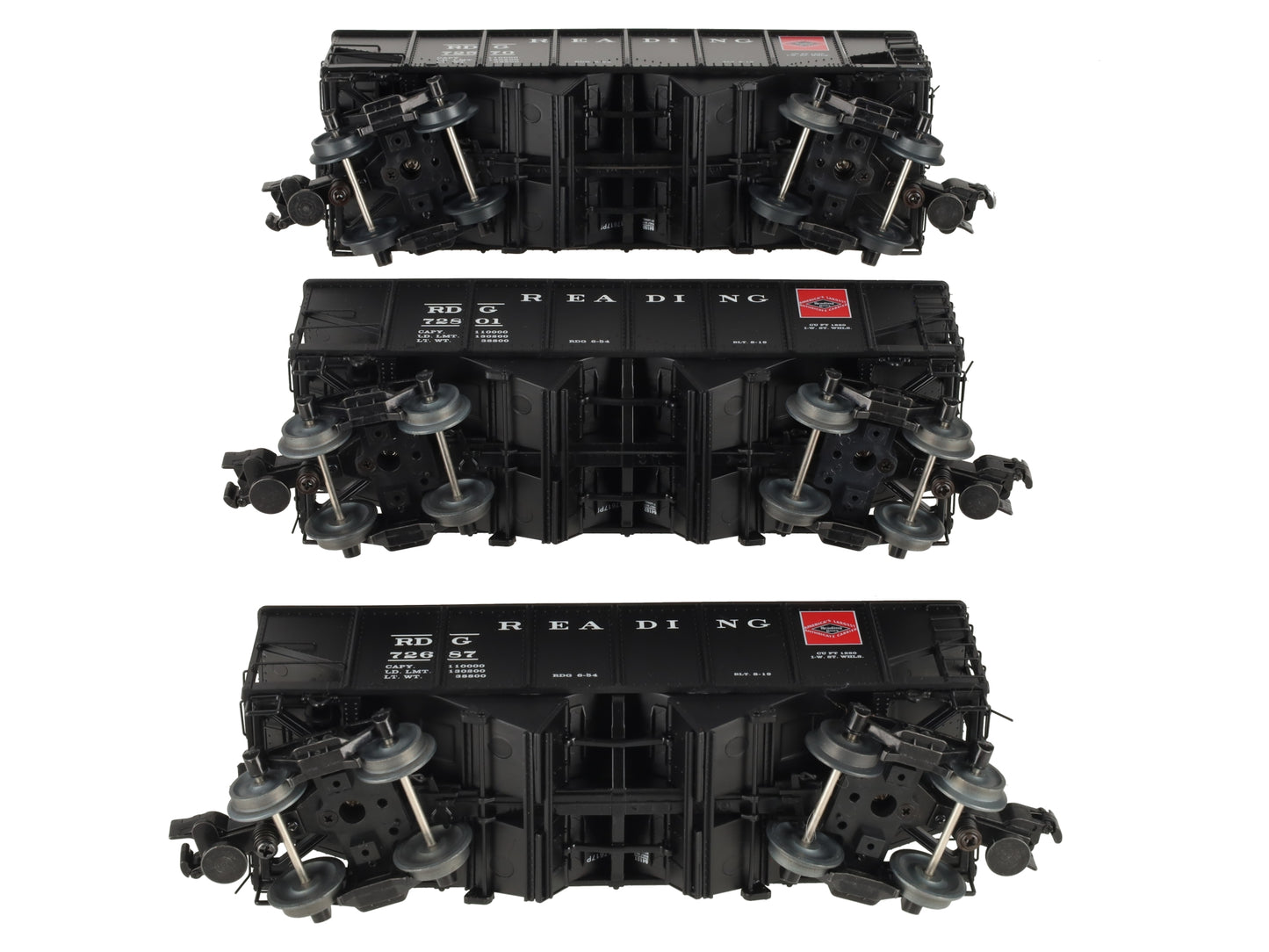 Lionel 6-84149 Reading 3 Car USRA 2 Bay Hopper Car Set LN/Box