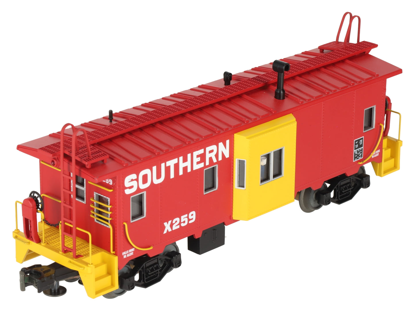 MTH 20-91045 O Gauge Southern Bay Window Caboose #X-259 LN/Box