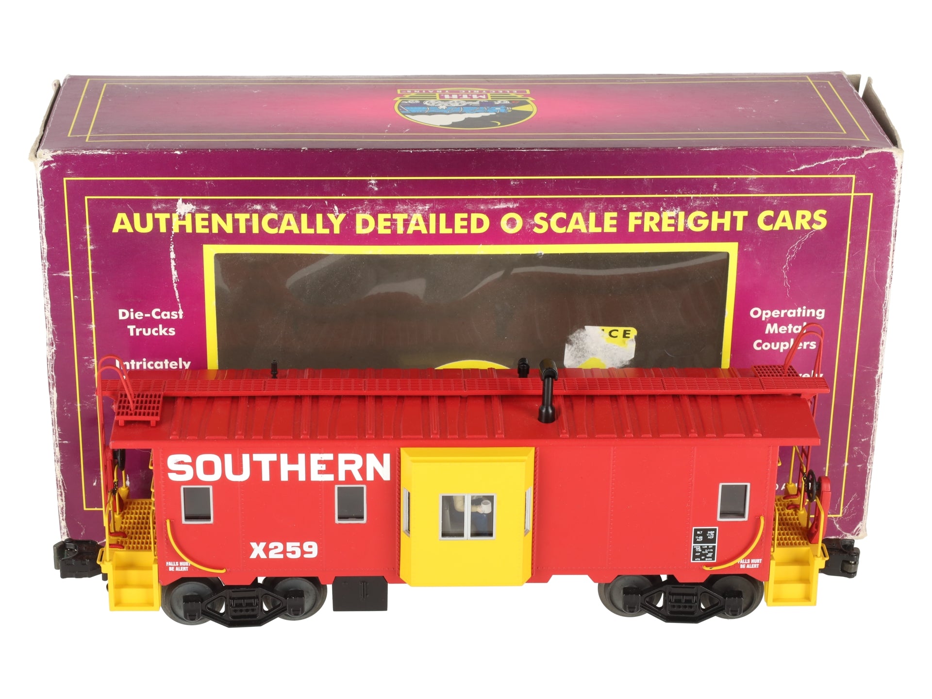 MTH 20-91045 O Gauge Southern Bay Window Caboose #X-259 LN/Box
