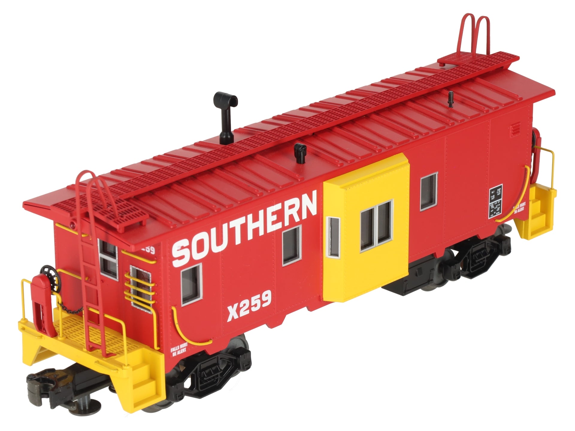 MTH 20-91045 O Gauge Southern Bay Window Caboose #X-259 LN/Box