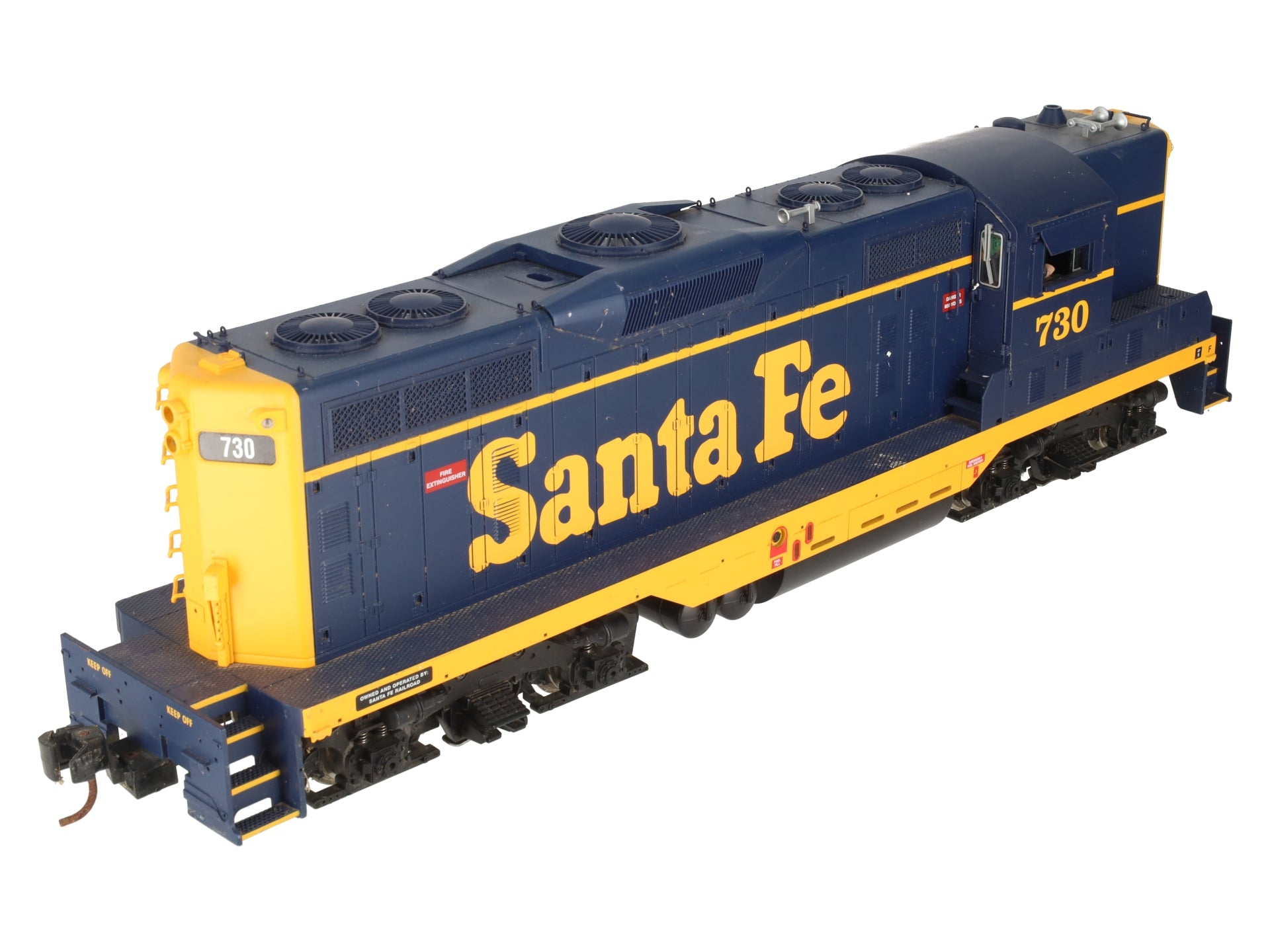 USA Trains R22115 Santa Fe GP-9 Diesel Locomotive #730 VG/Box