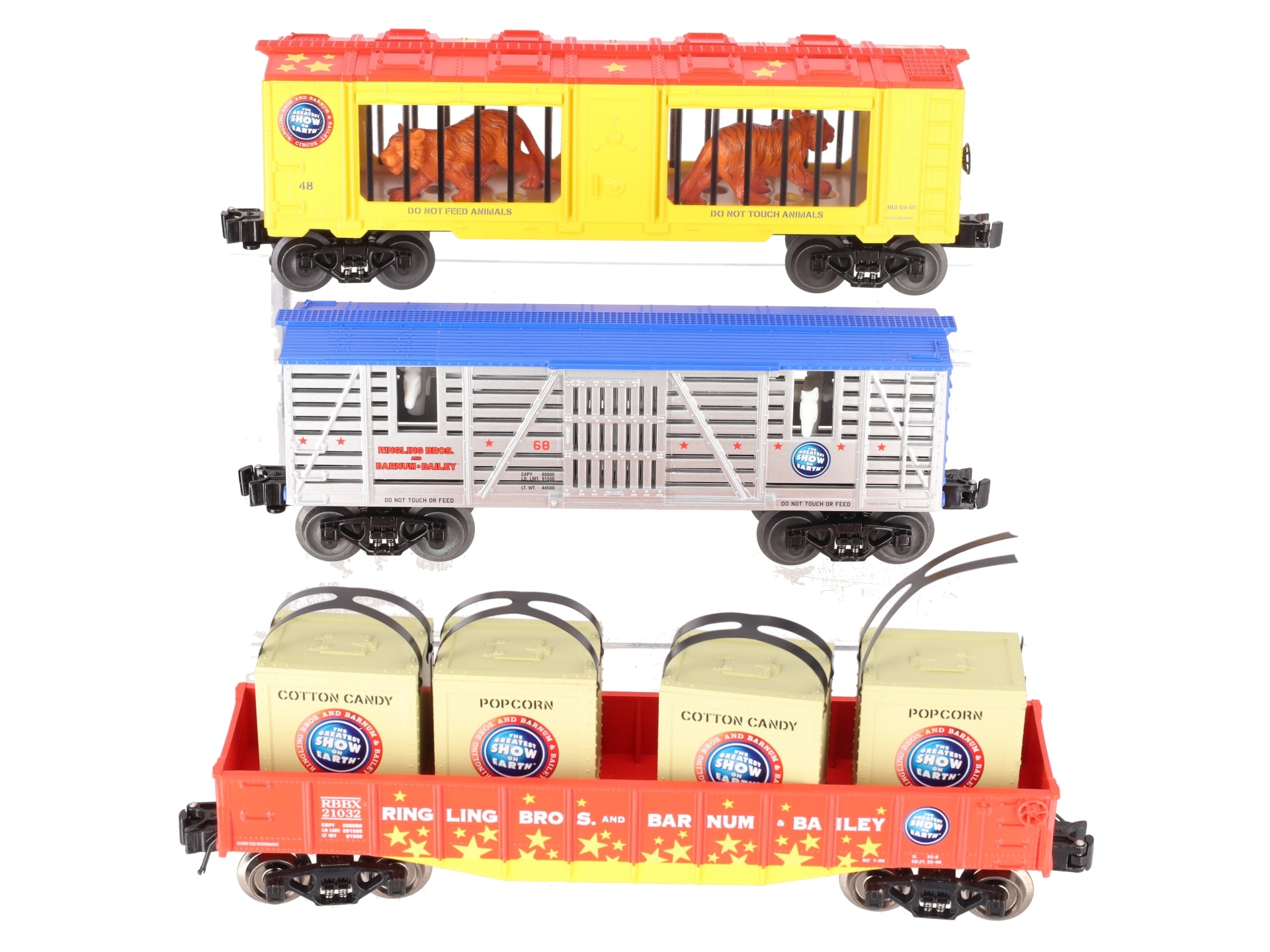 Lionel K-Line 6-22126 Ringling Bros. Circus Train Expansion Pack VG/Box