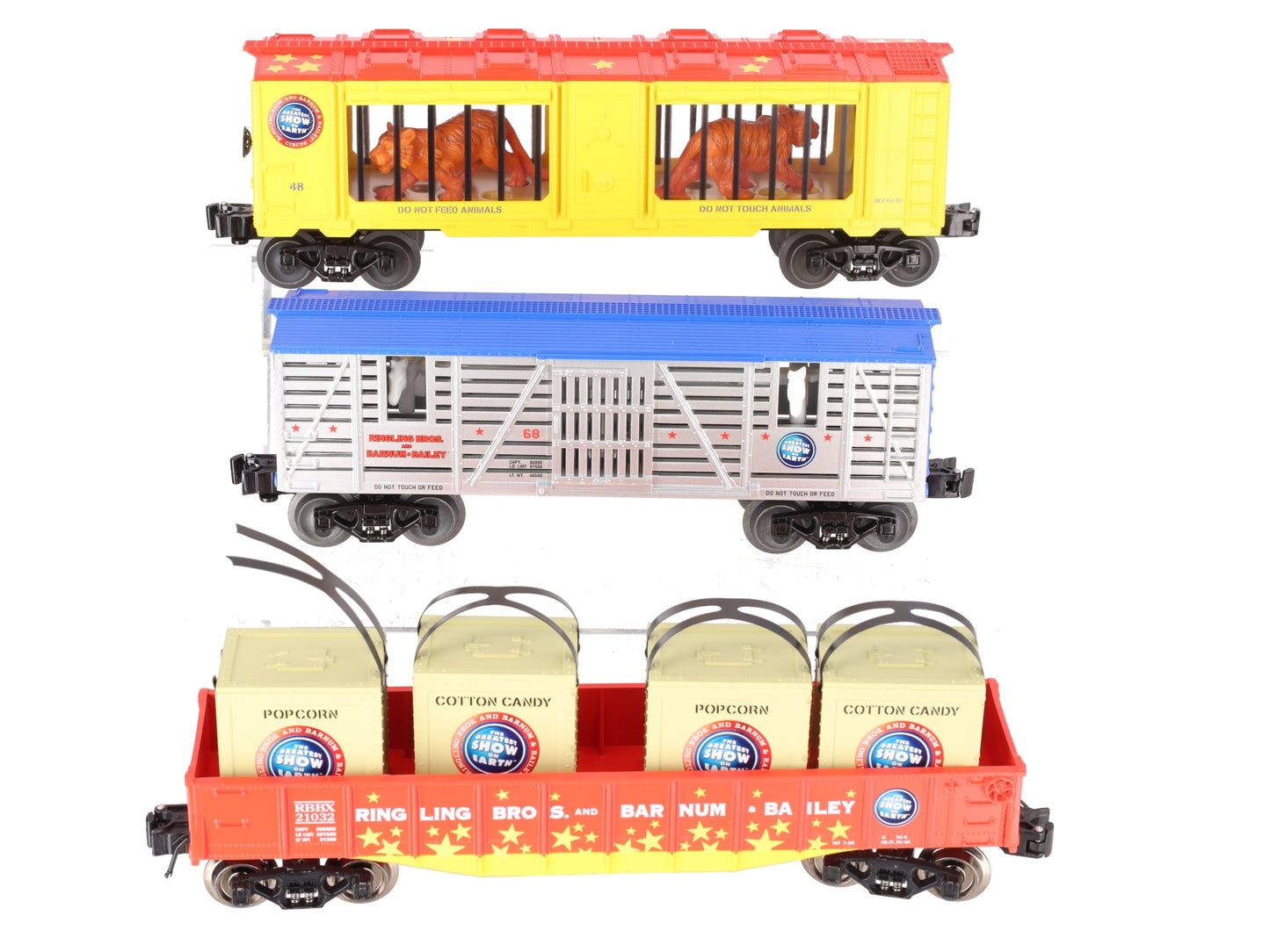 Lionel K-Line 6-22126 Ringling Bros. Circus Train Expansion Pack VG/Box