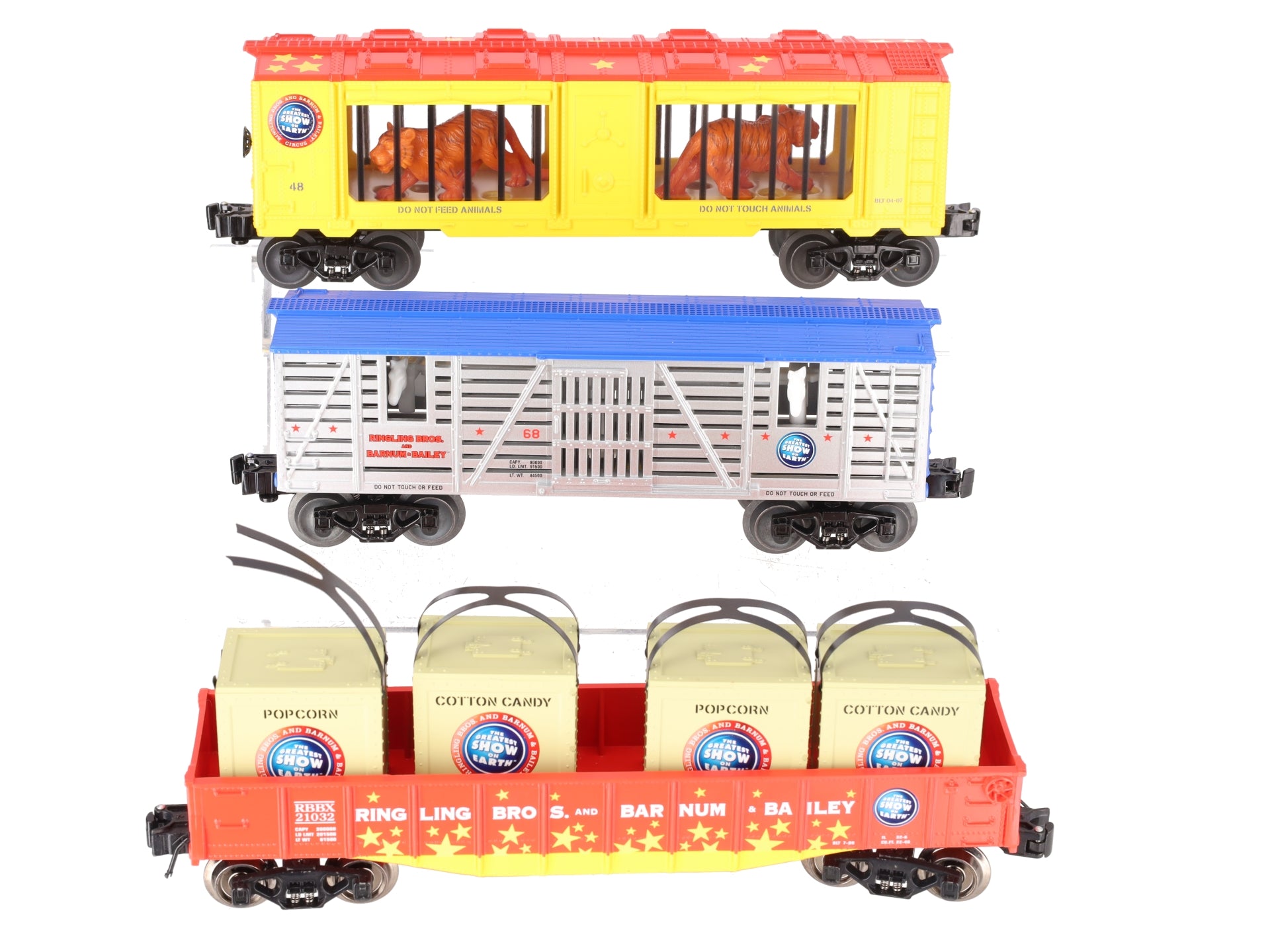 Lionel K-Line 6-22126 Ringling Bros. Circus Train Expansion Pack VG/Box