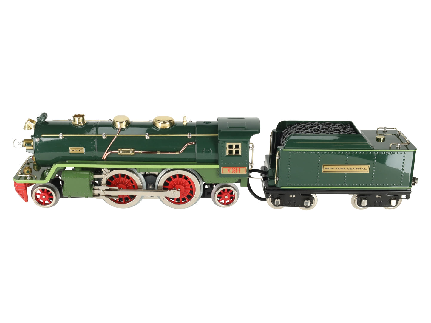 MTH 10-1296-1 Std. Gauge Tinplate No. 390 Steam Locomotive & Tender w/PS2 LN/Box