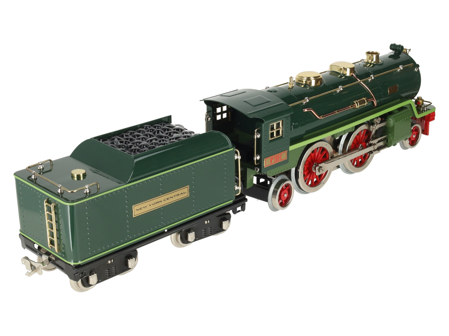 MTH 10-1296-1 Std. Gauge Tinplate No. 390 Steam Locomotive & Tender w/PS2 LN/Box
