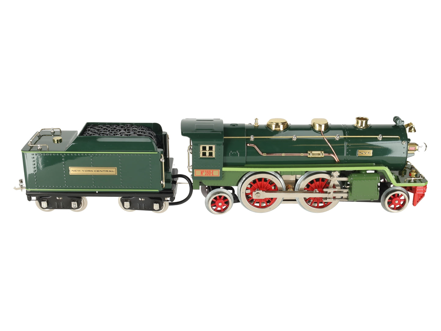 MTH 10-1296-1 Std. Gauge Tinplate No. 390 Steam Locomotive & Tender w/PS2