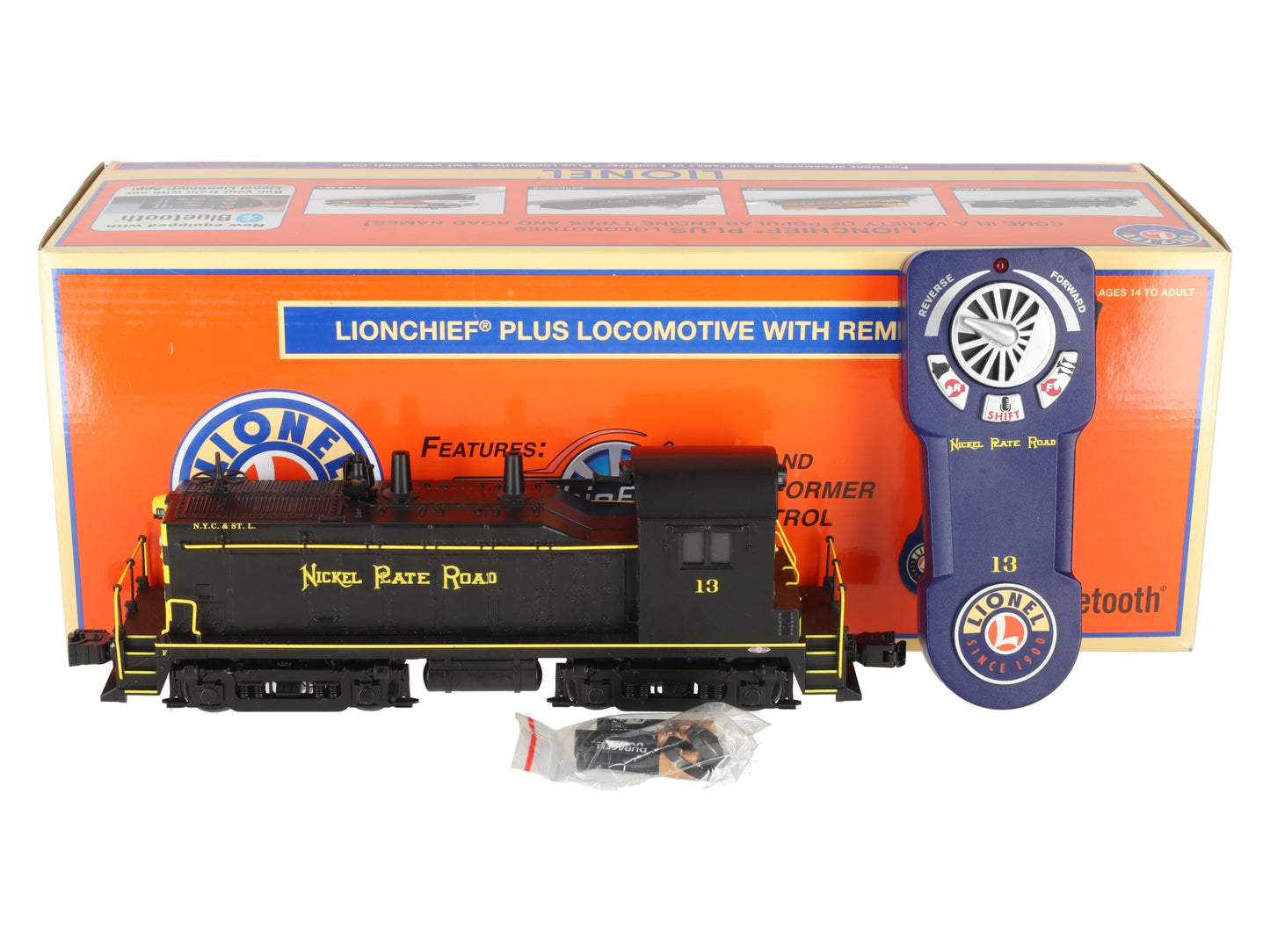 Lionel 6-85061 Nickel Plate Road Lionechief Plus NW2 Diesel Locomotive #13 EX/Box