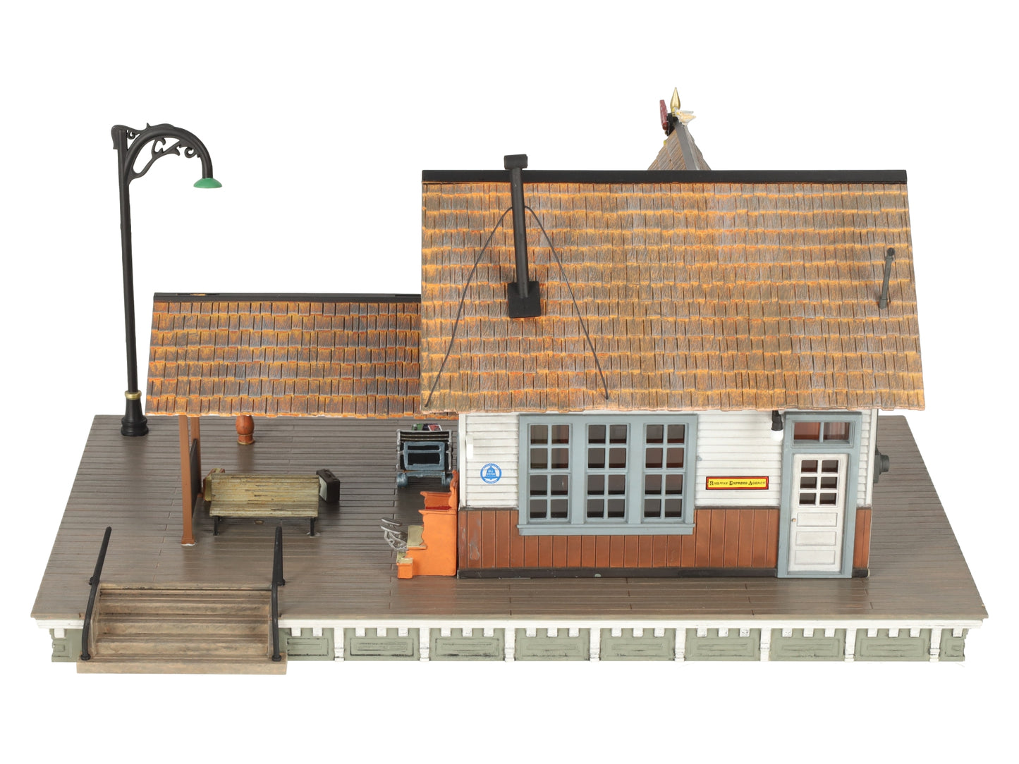 Woodland Scenics BR5852 O Built-&-Ready Linn Creek Depot Building EX/Box
