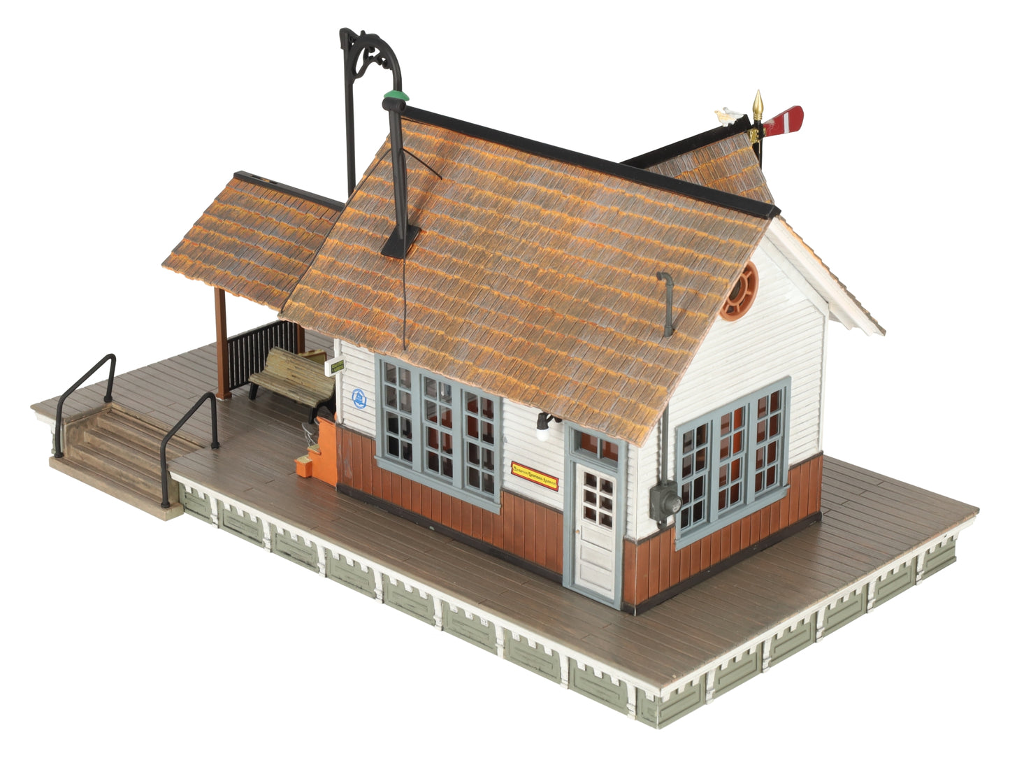 Woodland Scenics BR5852 O Built-&-Ready Linn Creek Depot Building EX/Box