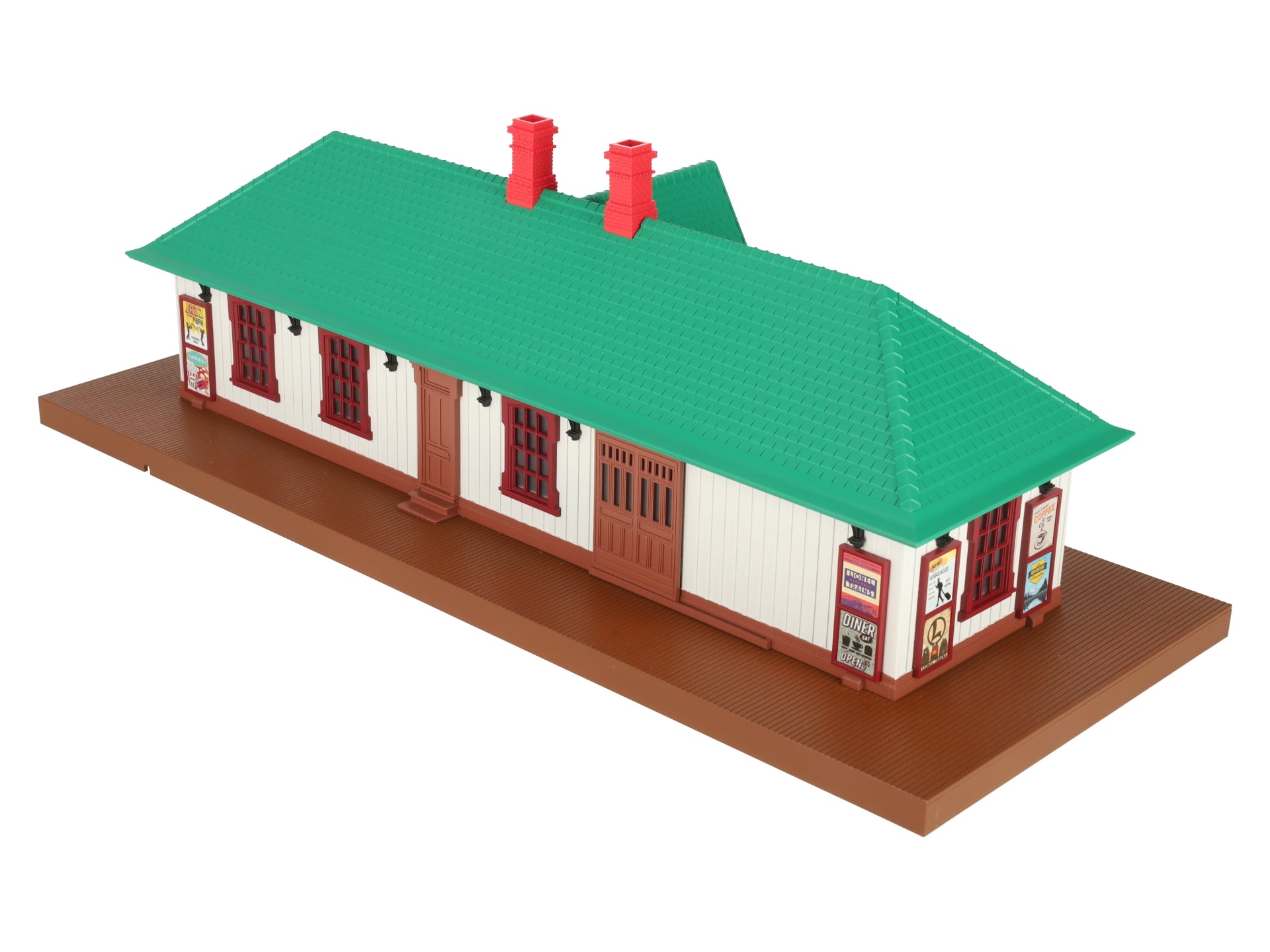 Lionel 2229080 O Assembled Plug-Expand-Play Passenger Station LN/Box