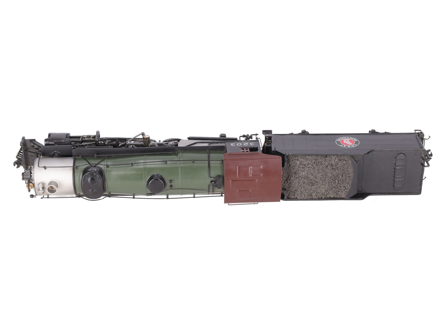 O Scale BRASS 2-Rail Custom Great Northern 2-8-2 Steam Locomotive w/ Tender