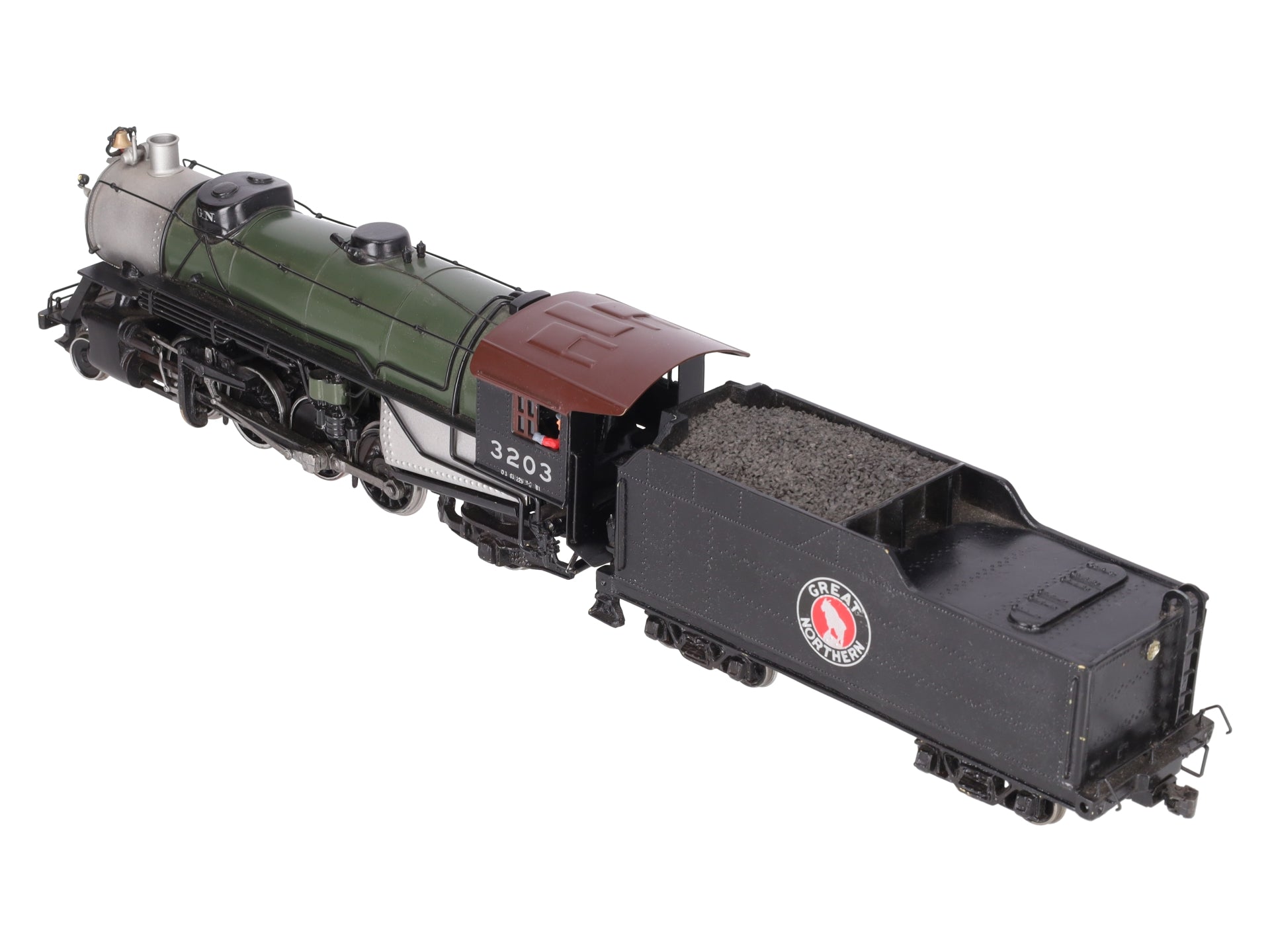 O Scale BRASS 2-Rail Custom Great Northern 2-8-2 Steam Locomotive w/ Tender