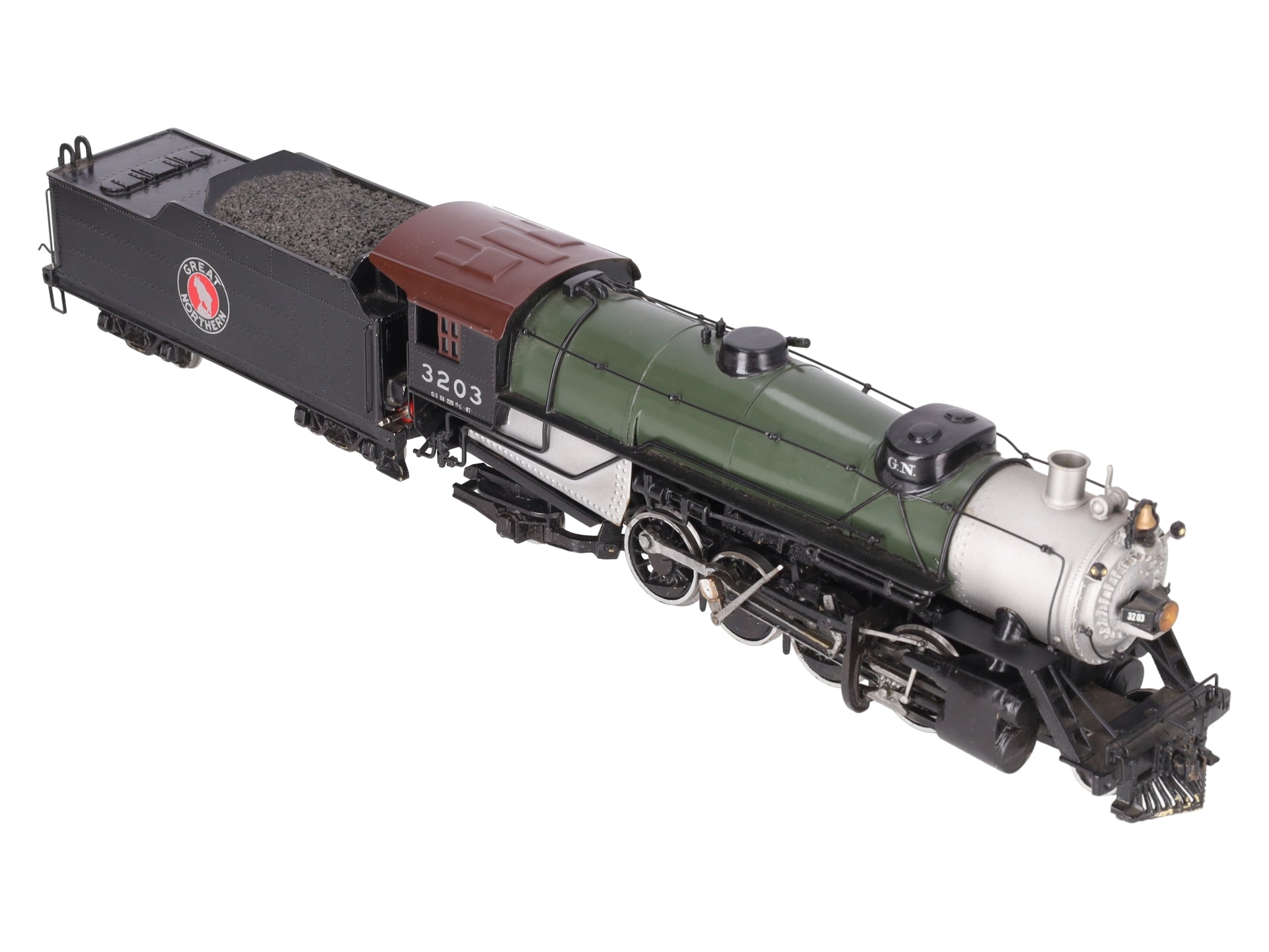 O Scale BRASS 2-Rail Custom Great Northern 2-8-2 Steam Locomotive w/ Tender