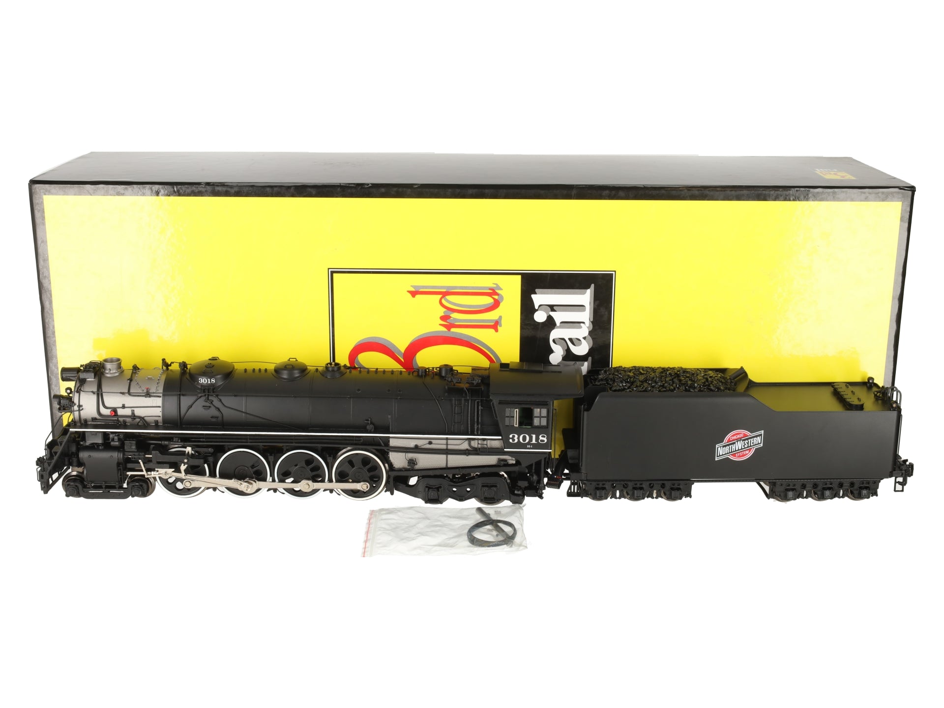 3rd Rail 3013 BRASS O Modified C&NW H-1 Class 4-8-4 Steam Loco & Tender #3013 EX/Box