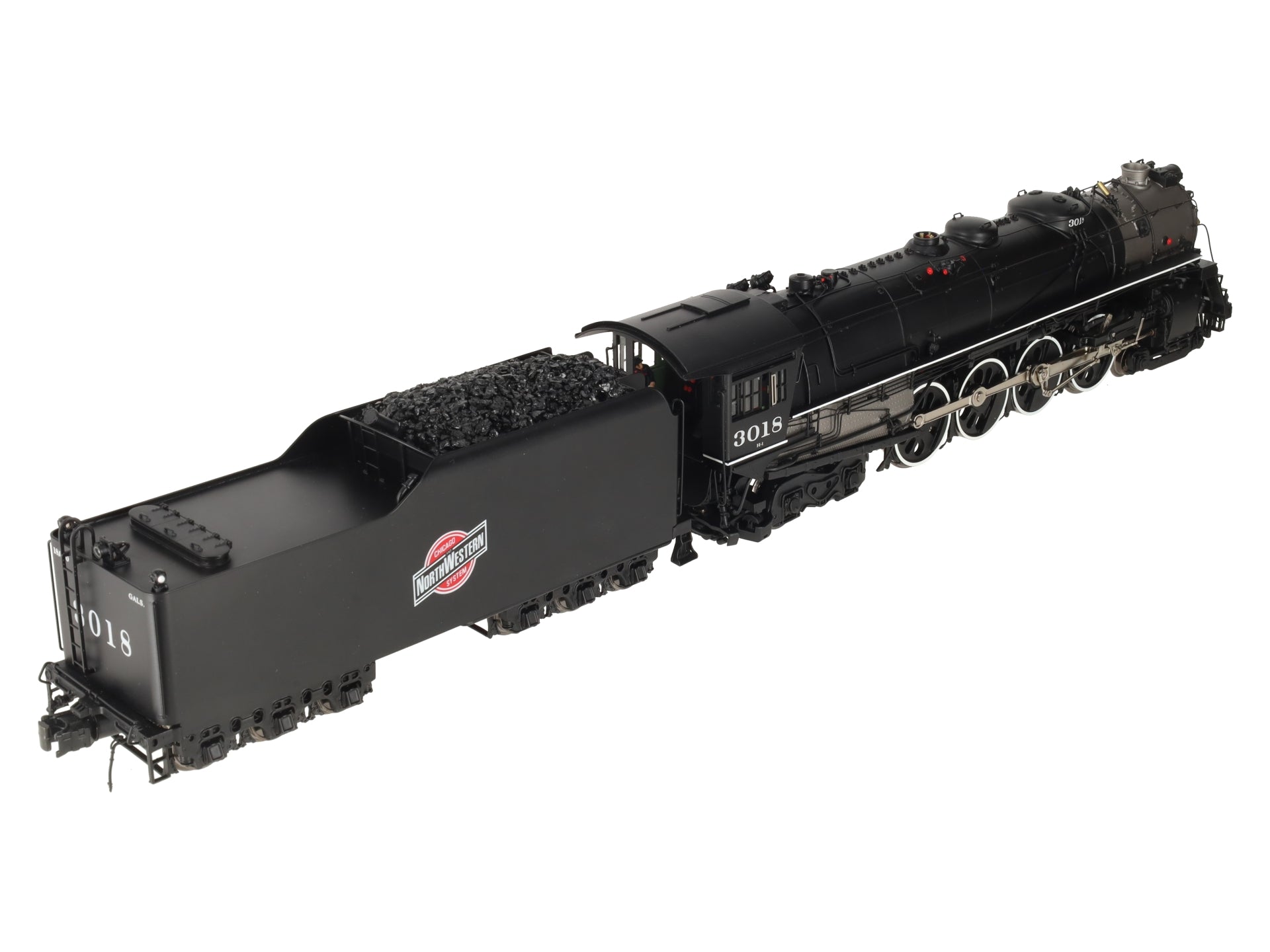 3rd Rail 3013 BRASS O Modified C&NW H-1 Class 4-8-4 Steam Loco & Tender #3013 EX/Box