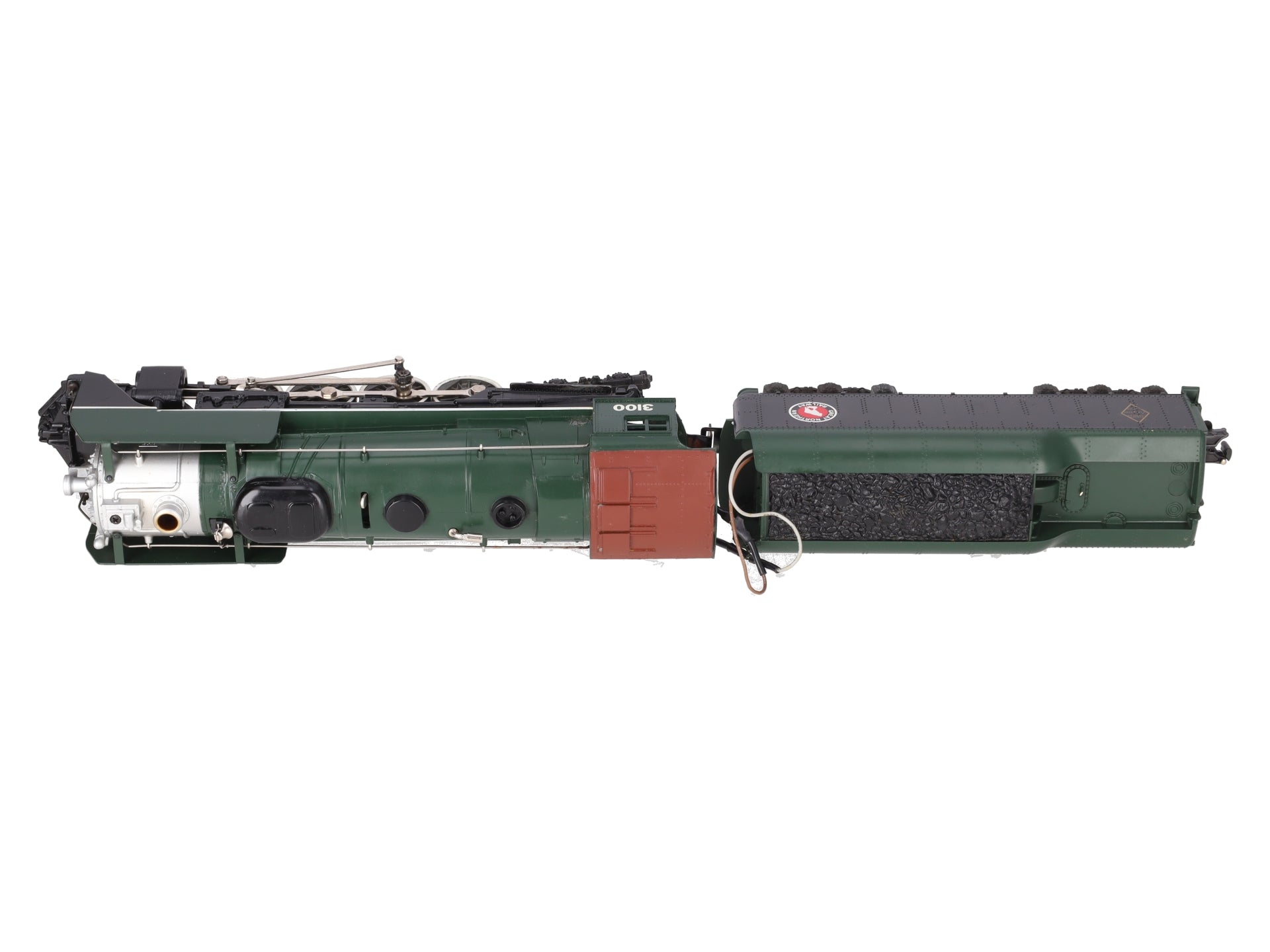 Lionel 6-3100 O Gauge Great Northern 4-8-4 Steam Locomotive & Tender VG/Box