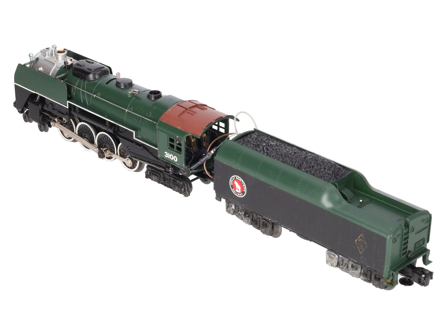 Lionel 6-3100 O Gauge Great Northern 4-8-4 Steam Locomotive & Tender VG/Box