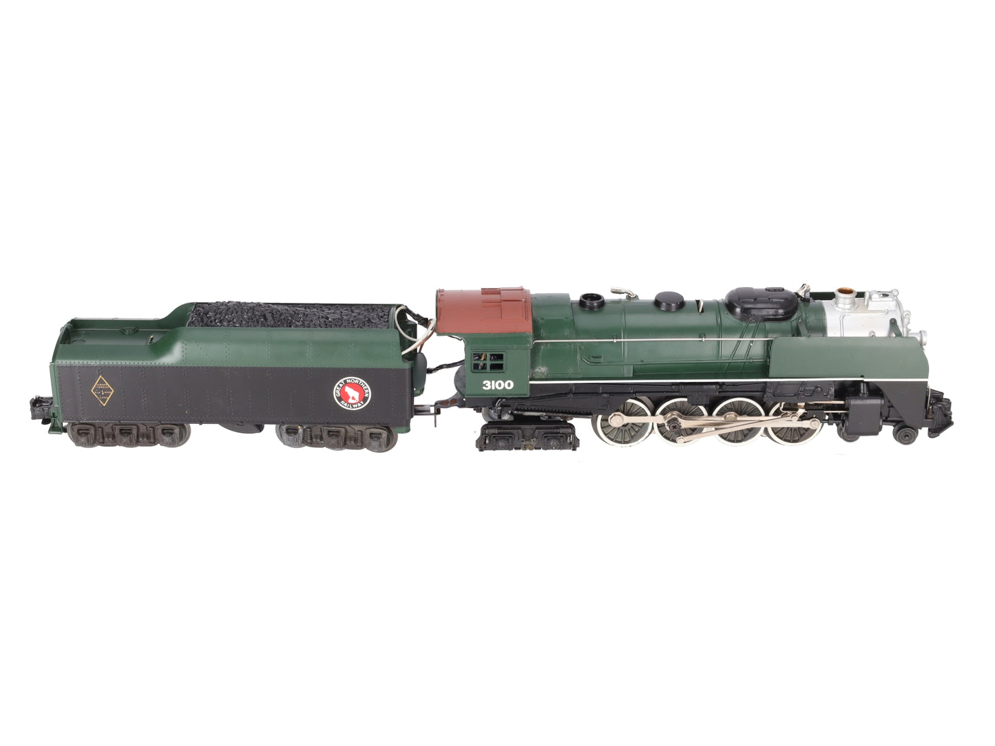 Lionel 6-3100 O Gauge Great Northern 4-8-4 Steam Locomotive & Tender VG/Box