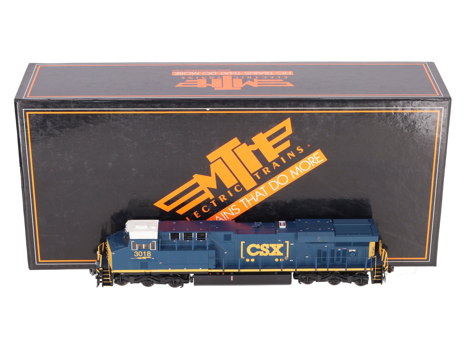 MTH 80-2313-1 HO CSX GE ES44AC w/Proto-Sound 3.0 & DCC #3018 EX/Box