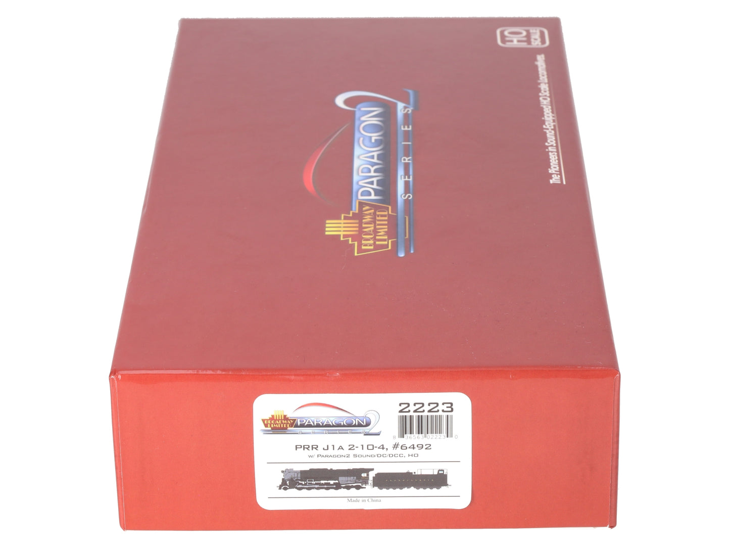 Broadway Limited 2223 HO PRR Class J1 2-10-4 Steam Locomotive w/Paragon2™ #6492 LN/Box