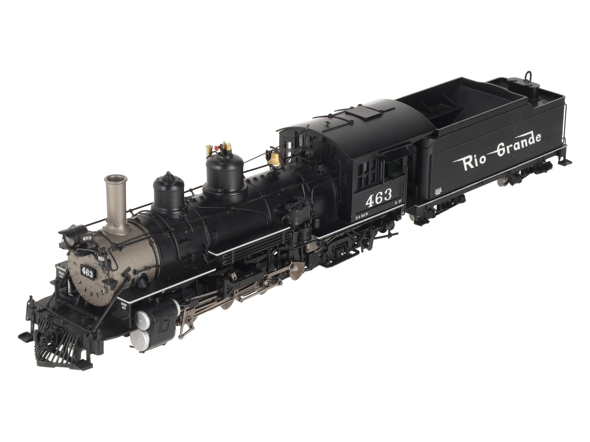 Mountain Model Imports DC1001-5 On30 D&RGW Die-Cast K-27 2-8-2 Steam Loco/Tender EX/Box