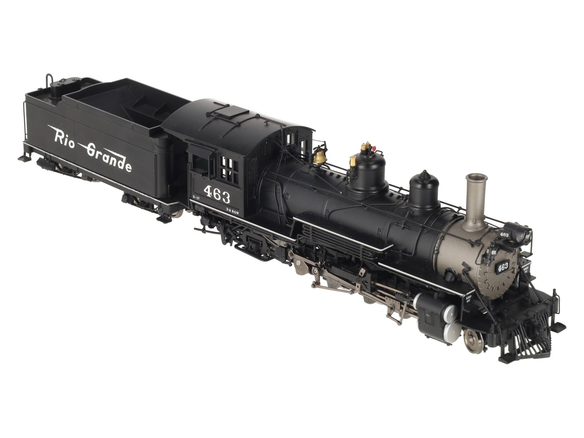 Mountain Model Imports DC1001-5 On30 D&RGW Die-Cast K-27 2-8-2 Steam Loco/Tender EX/Box