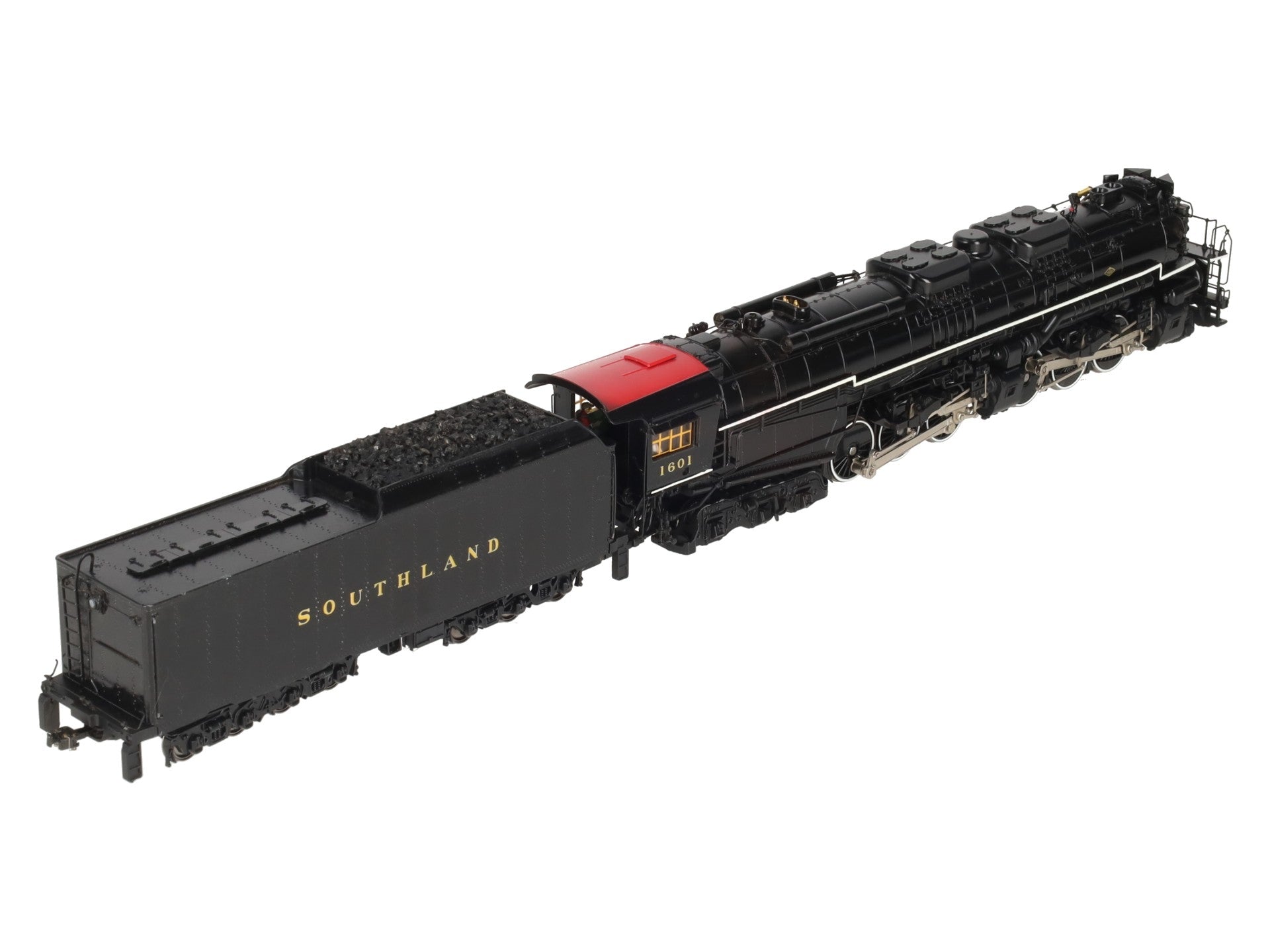 MTH 80-3249-1 HO C&O 2-6-6-6 Allegheny Steam Engine w/PS3 #1601 -Repainted/Box
