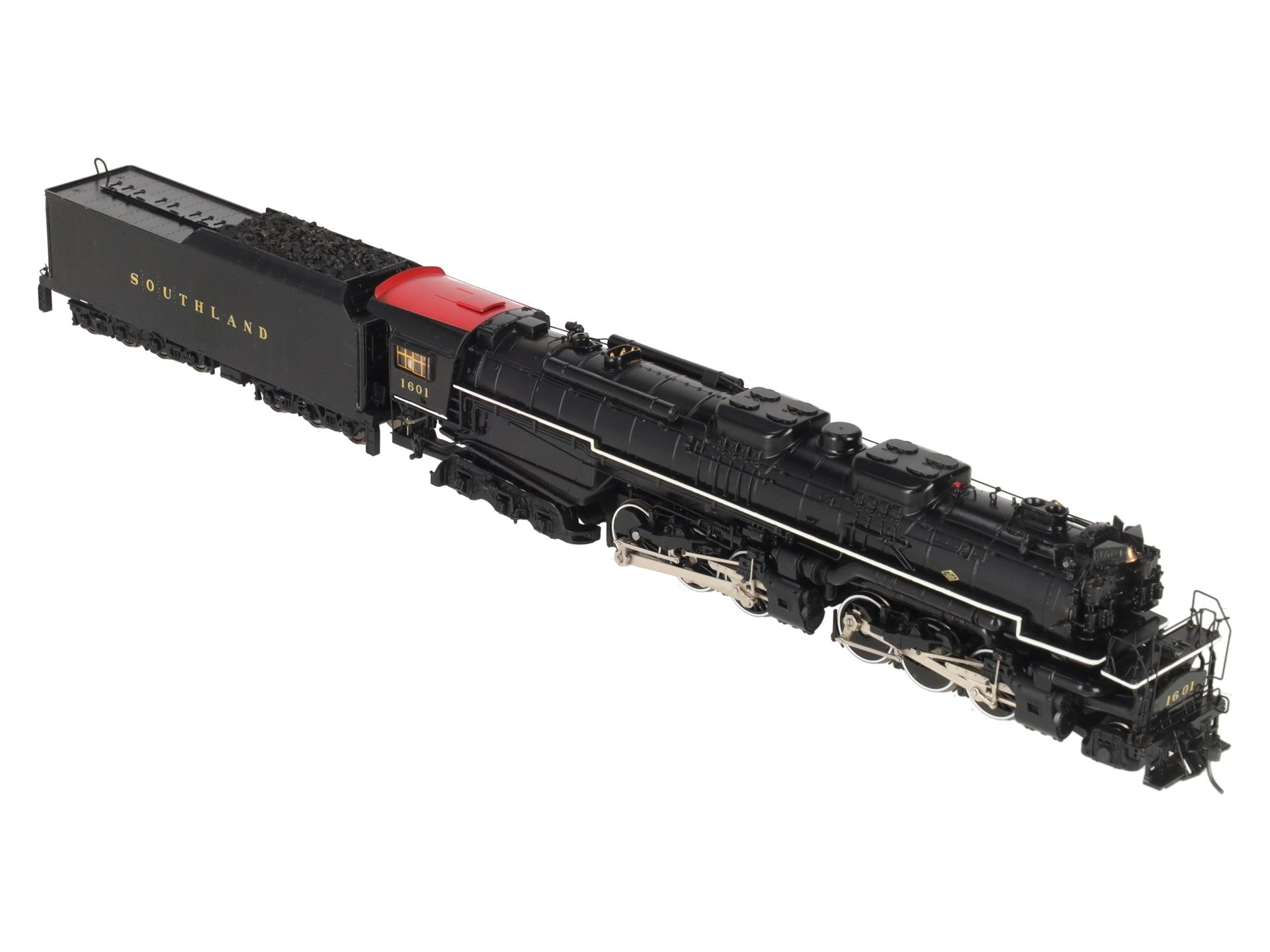 MTH 80-3249-1 HO C&O 2-6-6-6 Allegheny Steam Engine w/PS3 #1601 -Repainted/Box