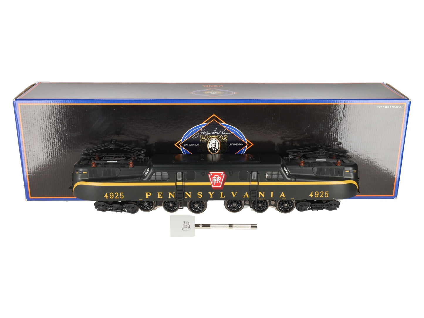 Lionel 6-18372 O Gauge Pennsylvania GG-1 Electric Locomotive #4925 VG/Box