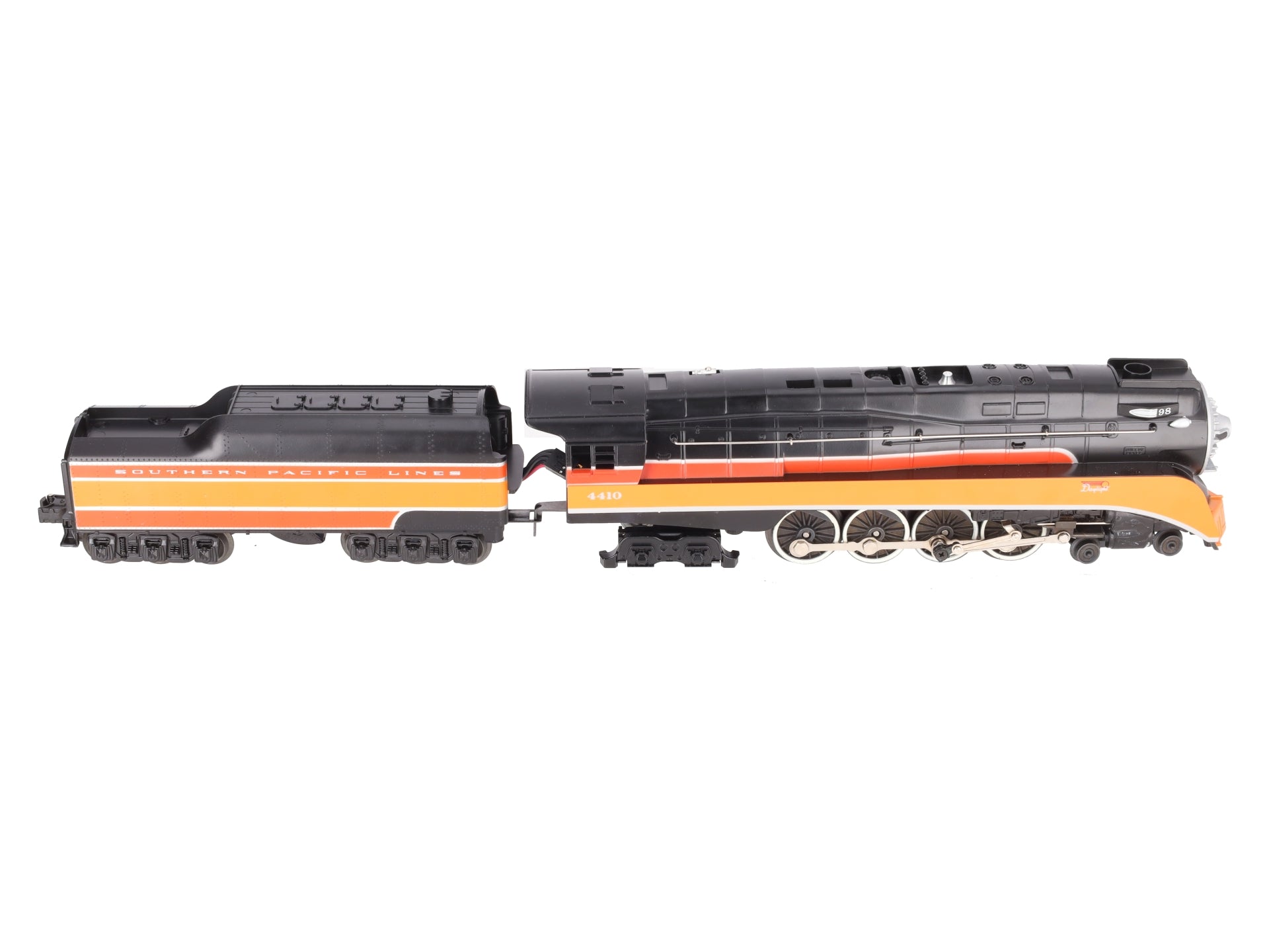 Lionel 6-18007 O Gauge SP Daylight 4-8-4 Steam Locomotive & Tender #4410 w/RS EX/Box