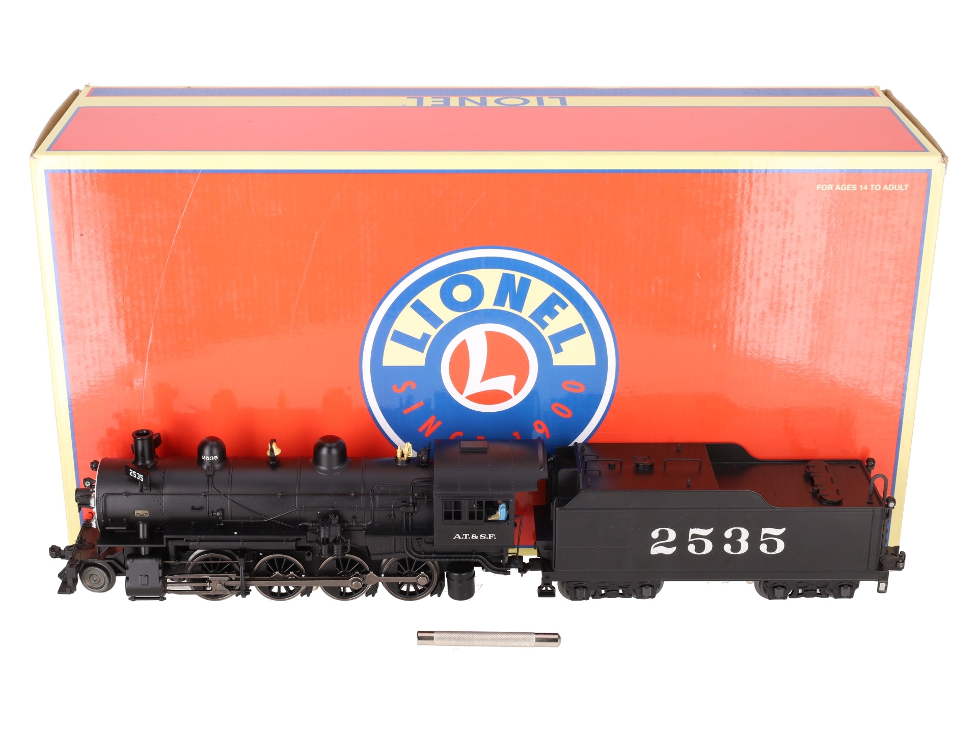 Lionel 2231080 O Scale Santa Fe BTO Legacy 2-8-0 Steam Locomotive #2535 EX/Box