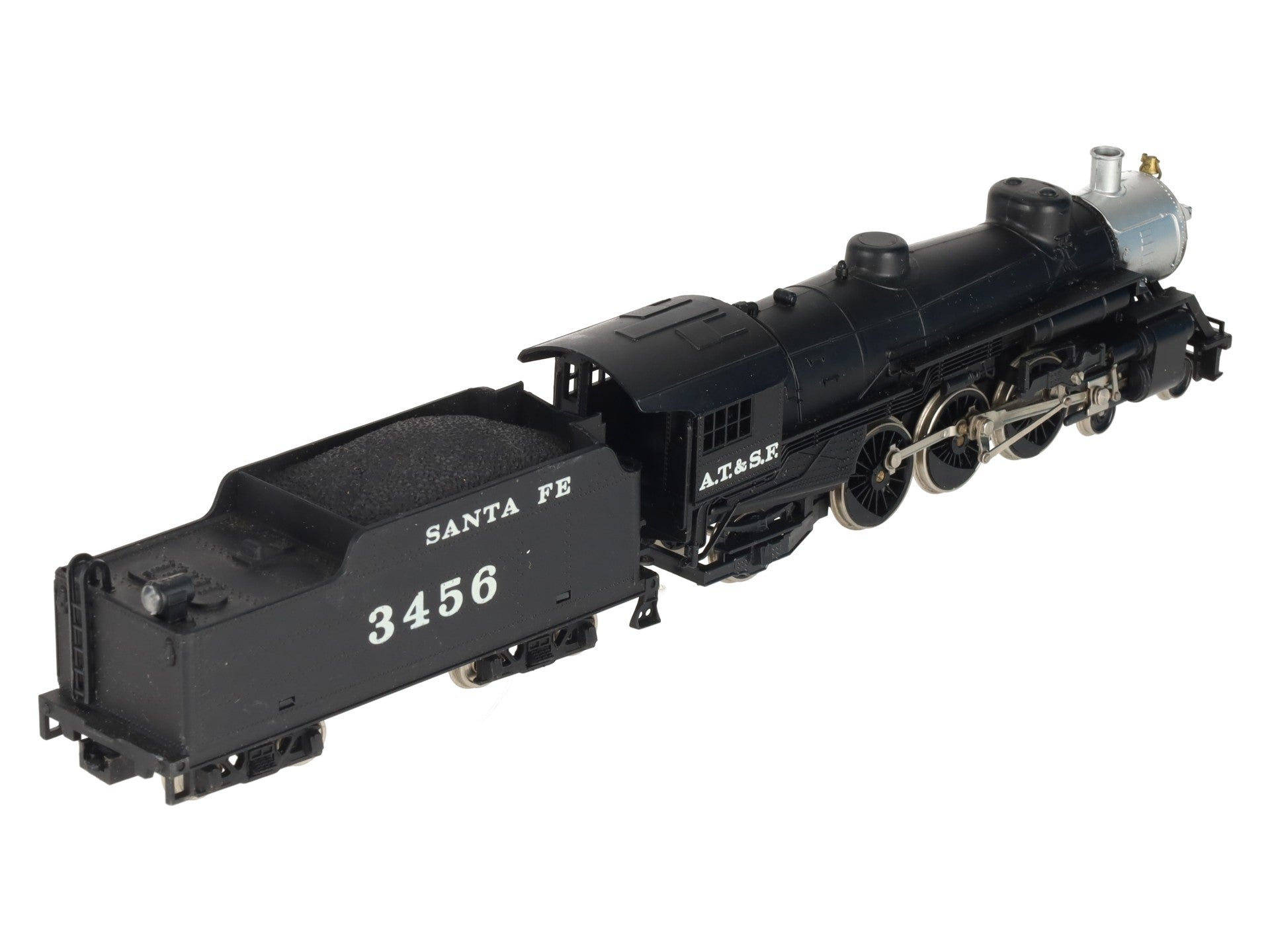 Mantua 3456 HO Scale SF 2-6-6-2 Steam Loco. & Tender EX
