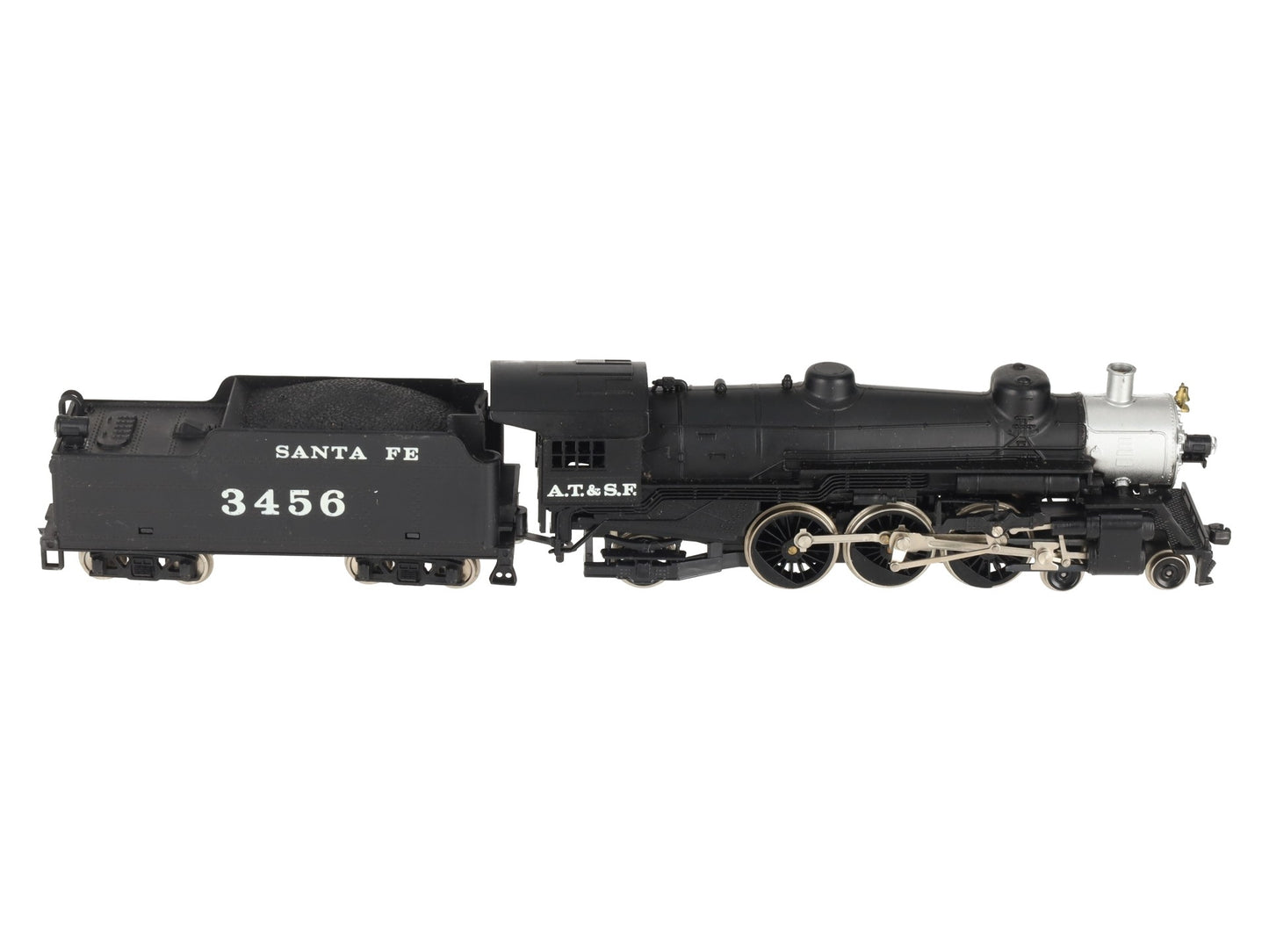 Mantua 3456 HO Scale SF 2-6-6-2 Steam Loco. & Tender EX