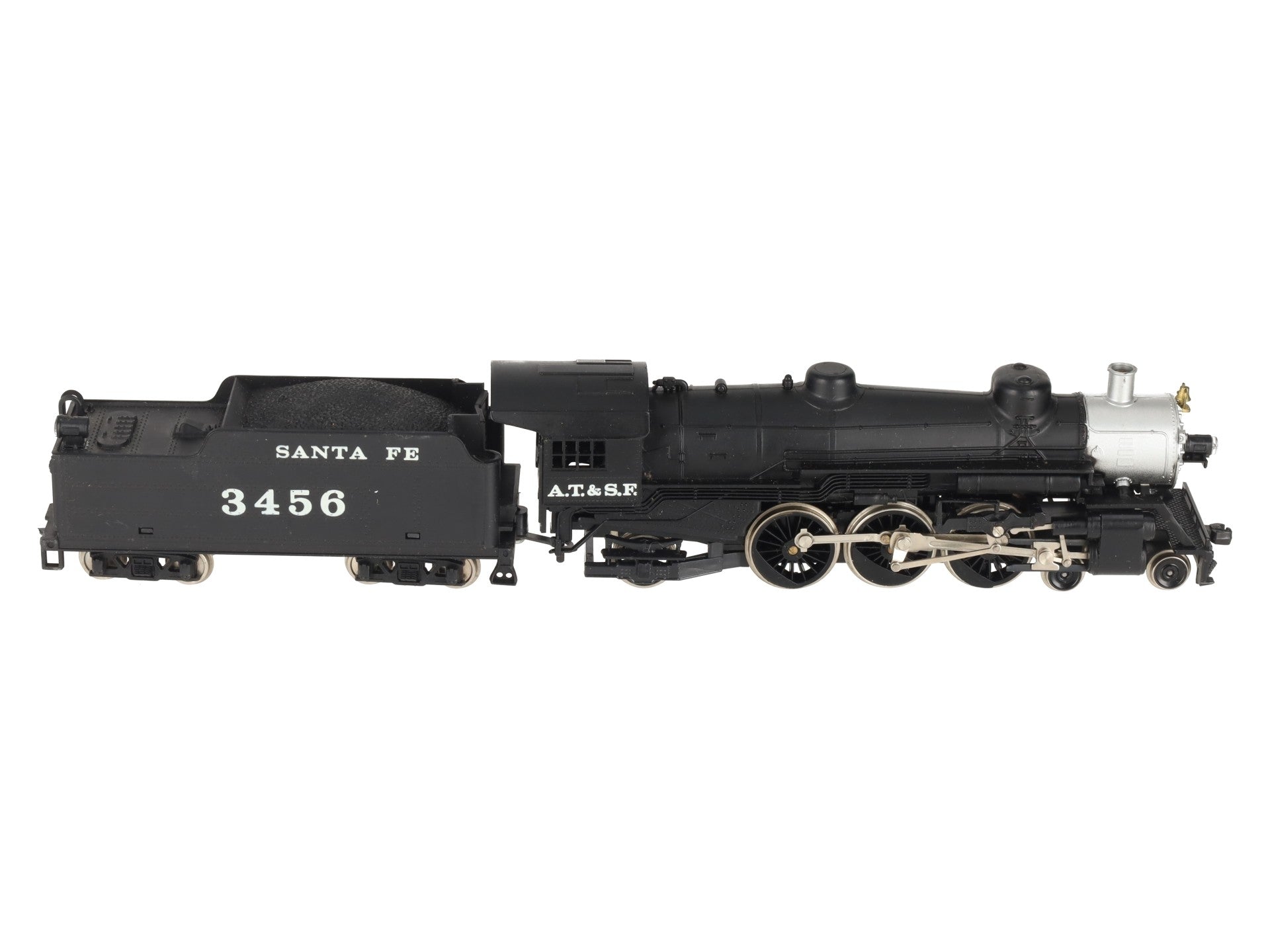 Mantua 3456 HO Scale SF 2-6-6-2 Steam Loco. & Tender EX