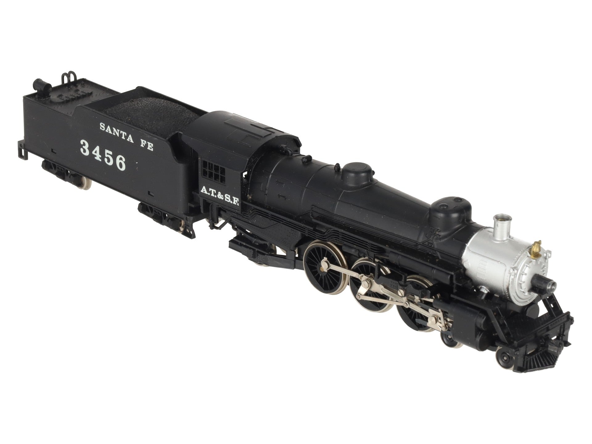 Mantua 3456 HO Scale SF 2-6-6-2 Steam Loco. & Tender EX