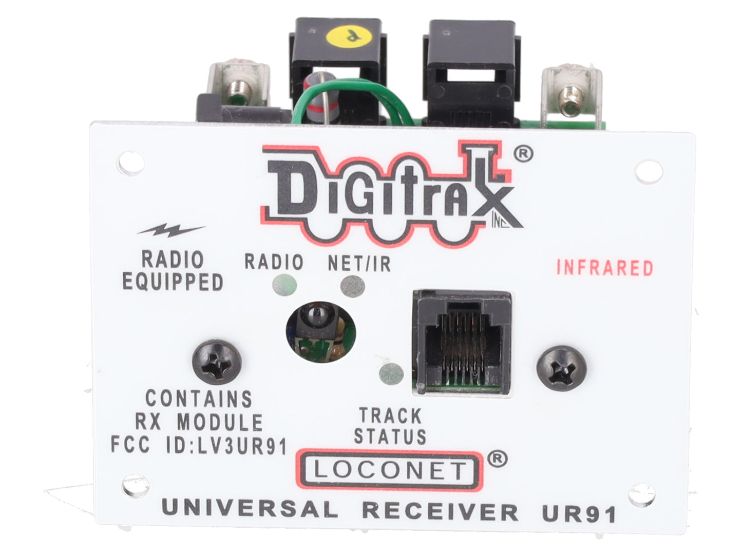 Digitrax UR91 Wireless Radio/IR Receiver Panel EX