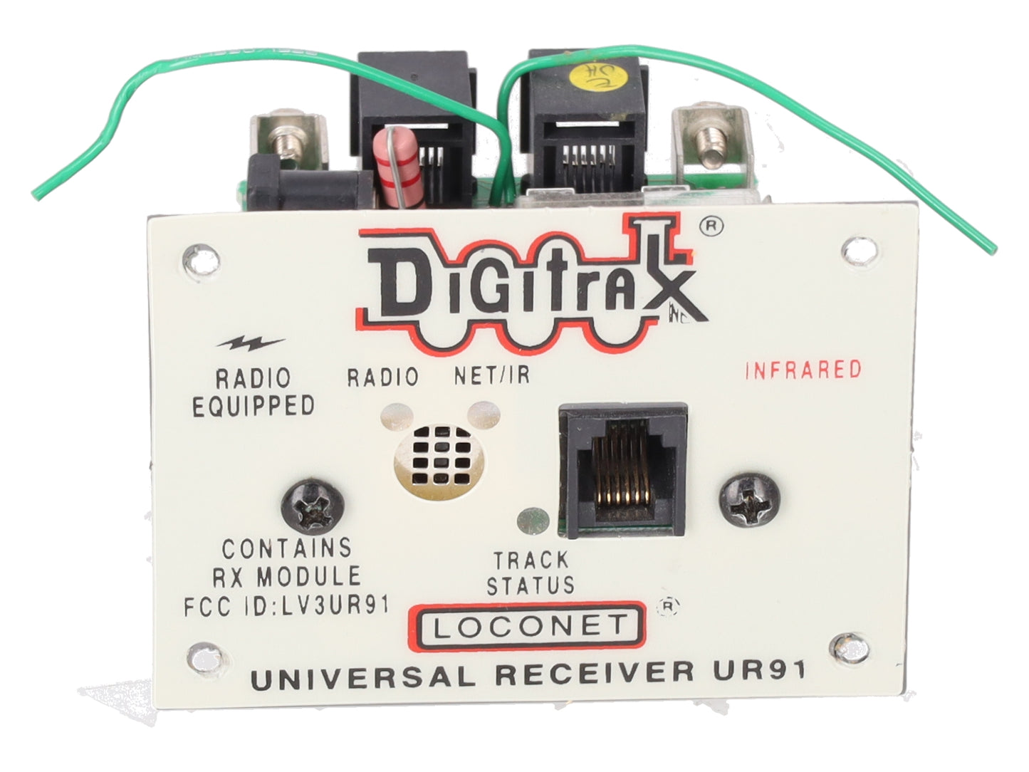 Digitrax UR91 Wireless Radio/IR Receiver Panel EX