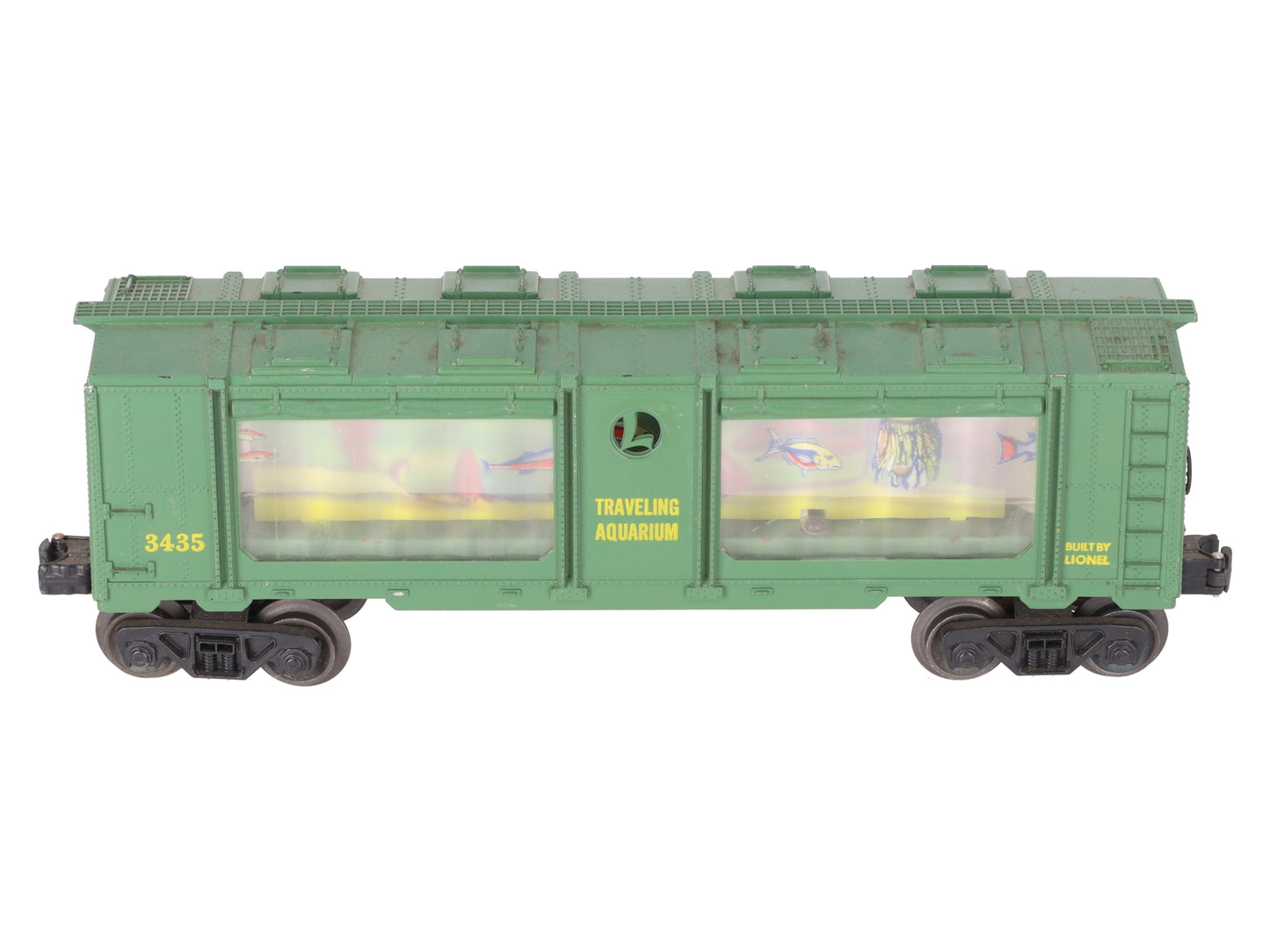 Lionel 3435 Vintage O Operating Traveling Aquarium Car VG