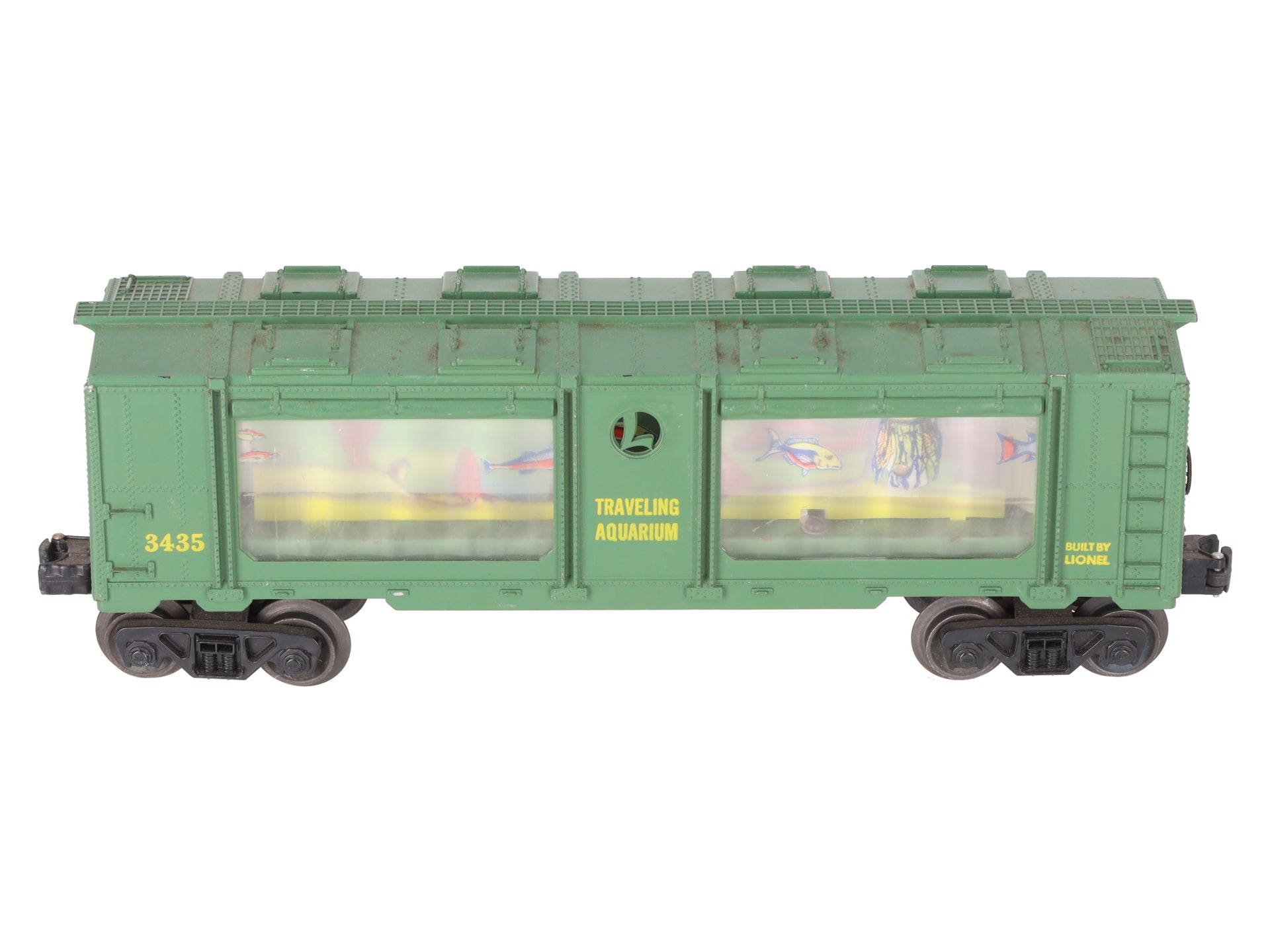 Lionel 3435 Vintage O Operating Traveling Aquarium Car VG