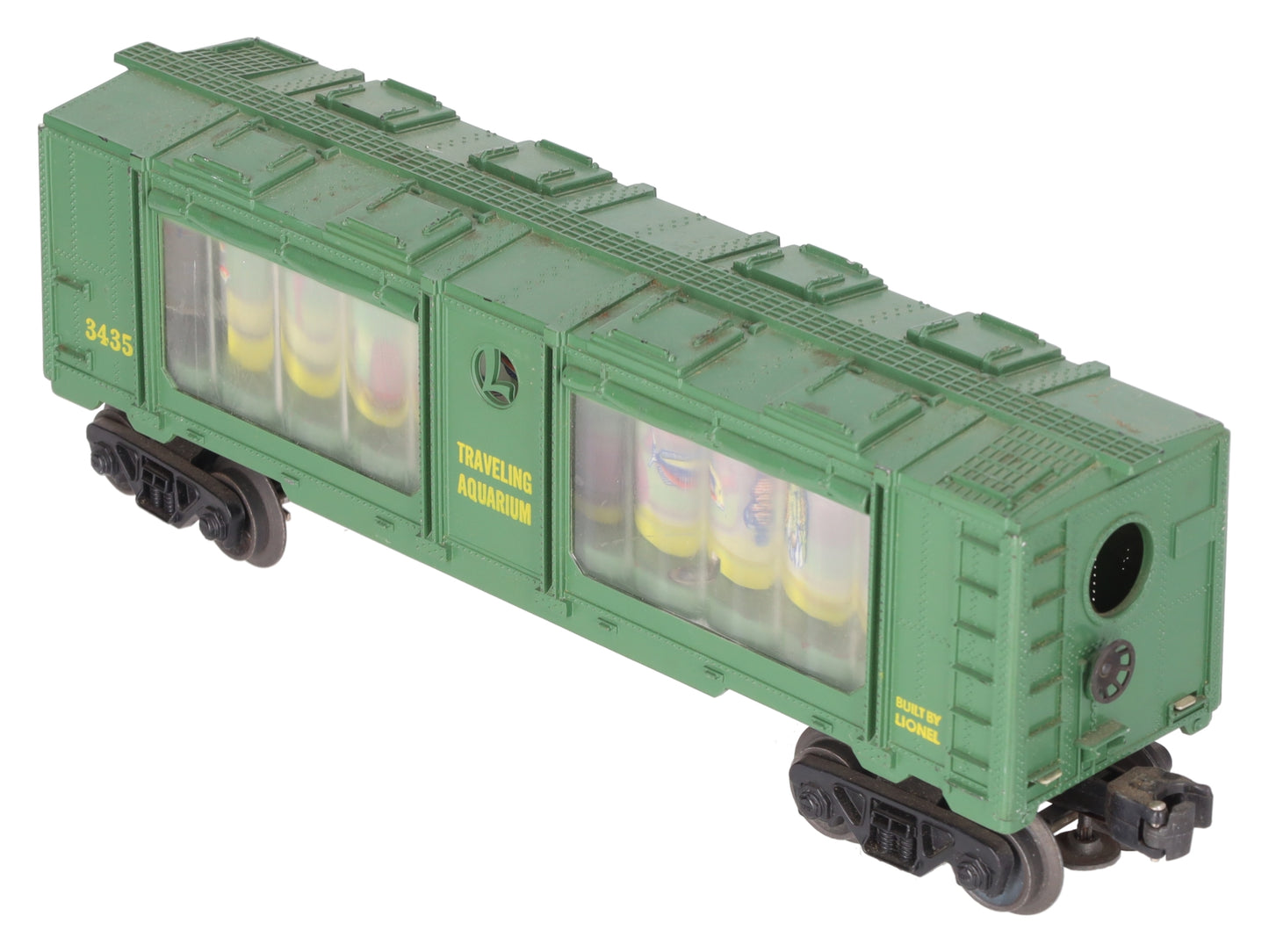 Lionel 3435 Vintage O Operating Traveling Aquarium Car VG