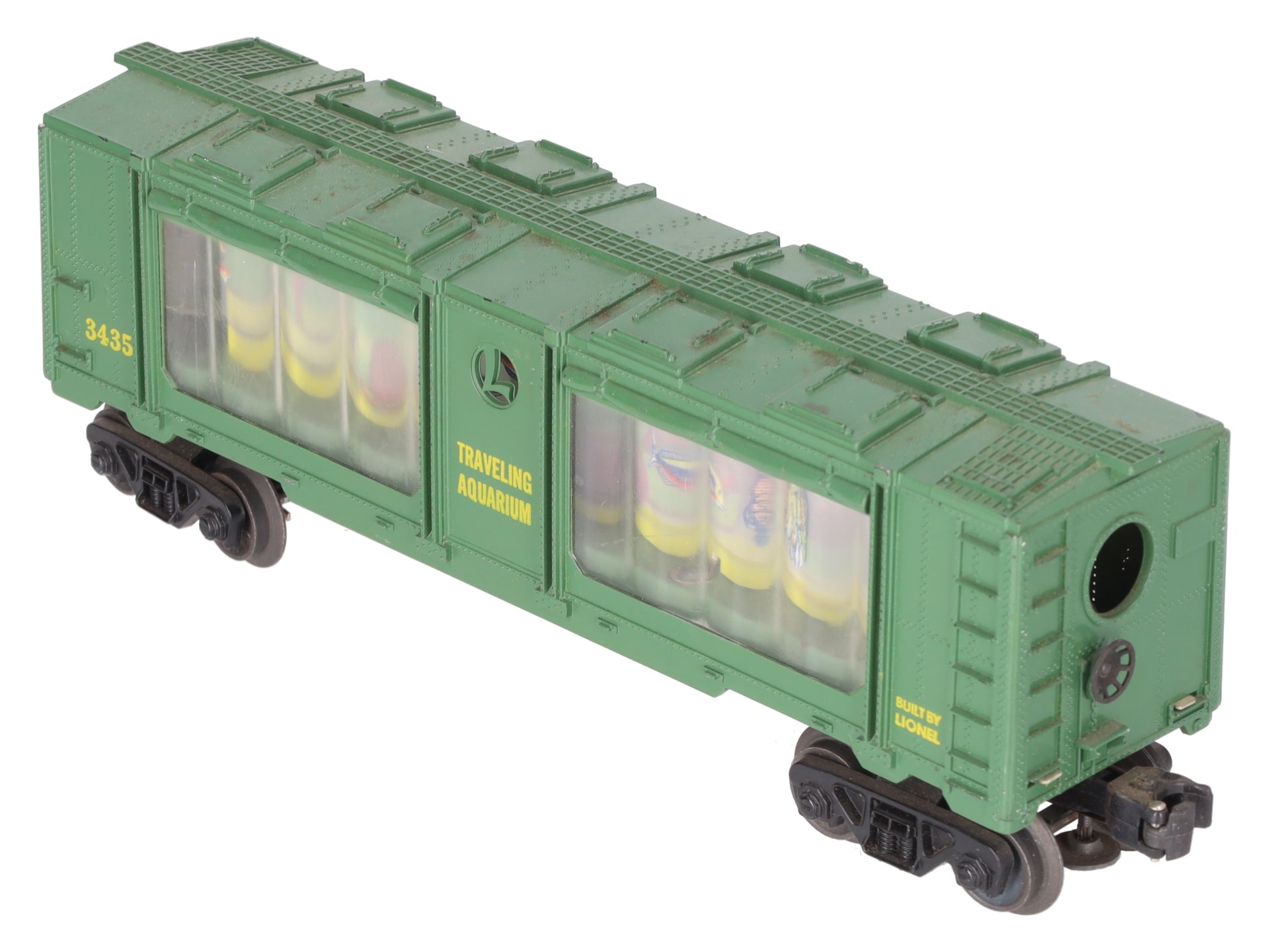 Lionel 3435 Vintage O Operating Traveling Aquarium Car VG