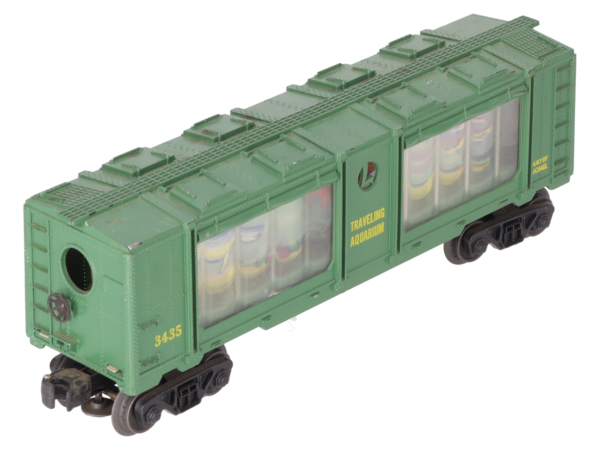 Lionel 3435 Vintage O Operating Traveling Aquarium Car VG