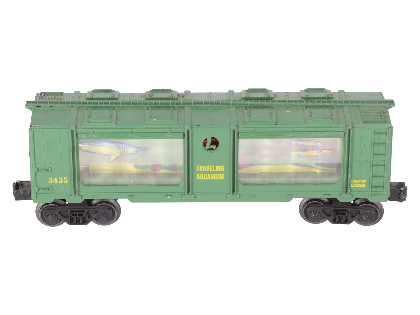 Lionel 3435 Vintage O Operating Traveling Aquarium Car VG