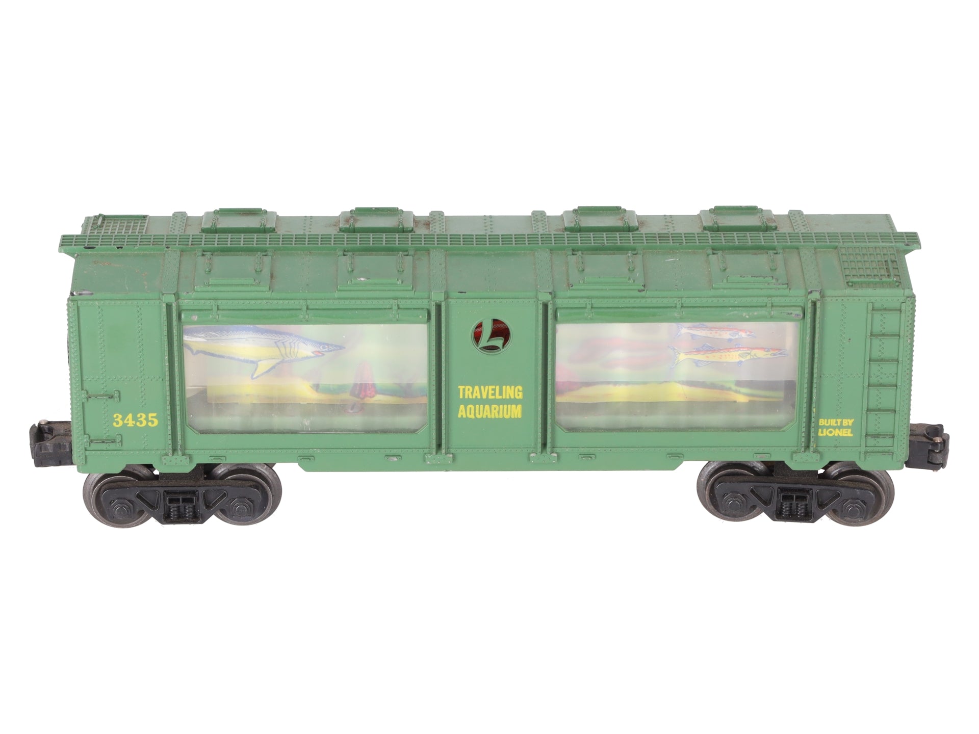 Lionel 3435 Vintage O Operating Traveling Aquarium Car VG