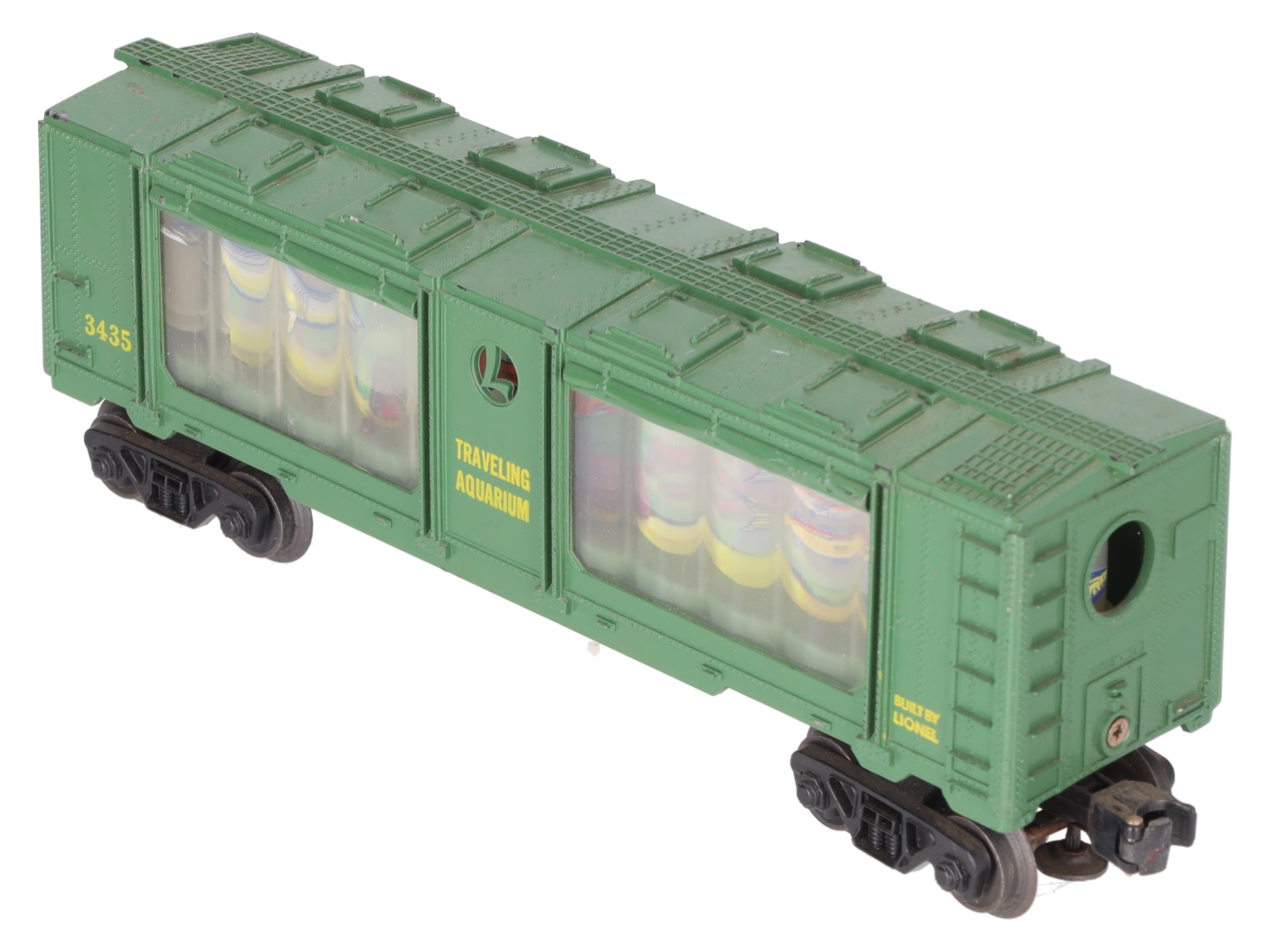 Lionel 3435 Vintage O Operating Traveling Aquarium Car VG