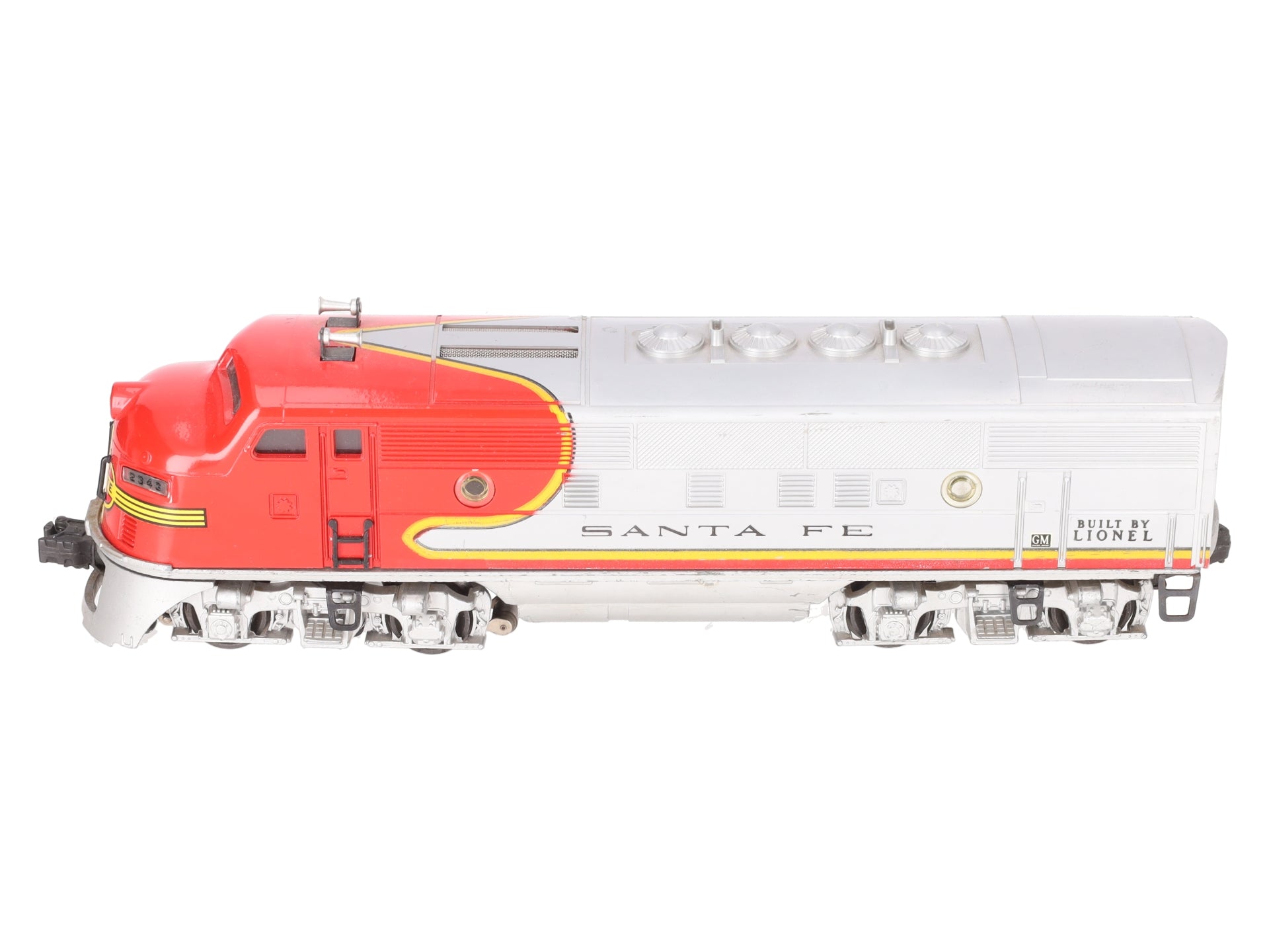 Lionel 2343T Vintage O Santa Fe F3 A Non-Powered Dummy Diesel Locomotive/Box