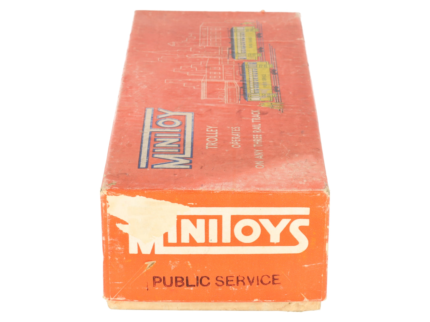 Minitoys 102 O Gauge 102 Public Service Powered Trolley (3-Rail) VG/Box