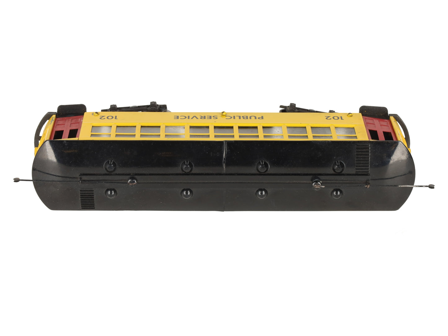 Minitoys 102 O Gauge 102 Public Service Powered Trolley (3-Rail) VG/Box