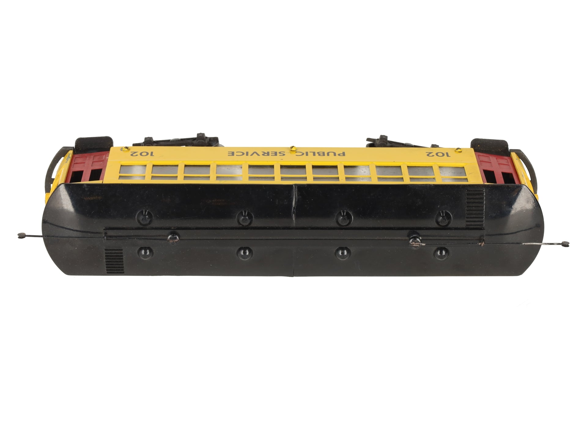 Minitoys 102 O Gauge 102 Public Service Powered Trolley (3-Rail) VG/Box